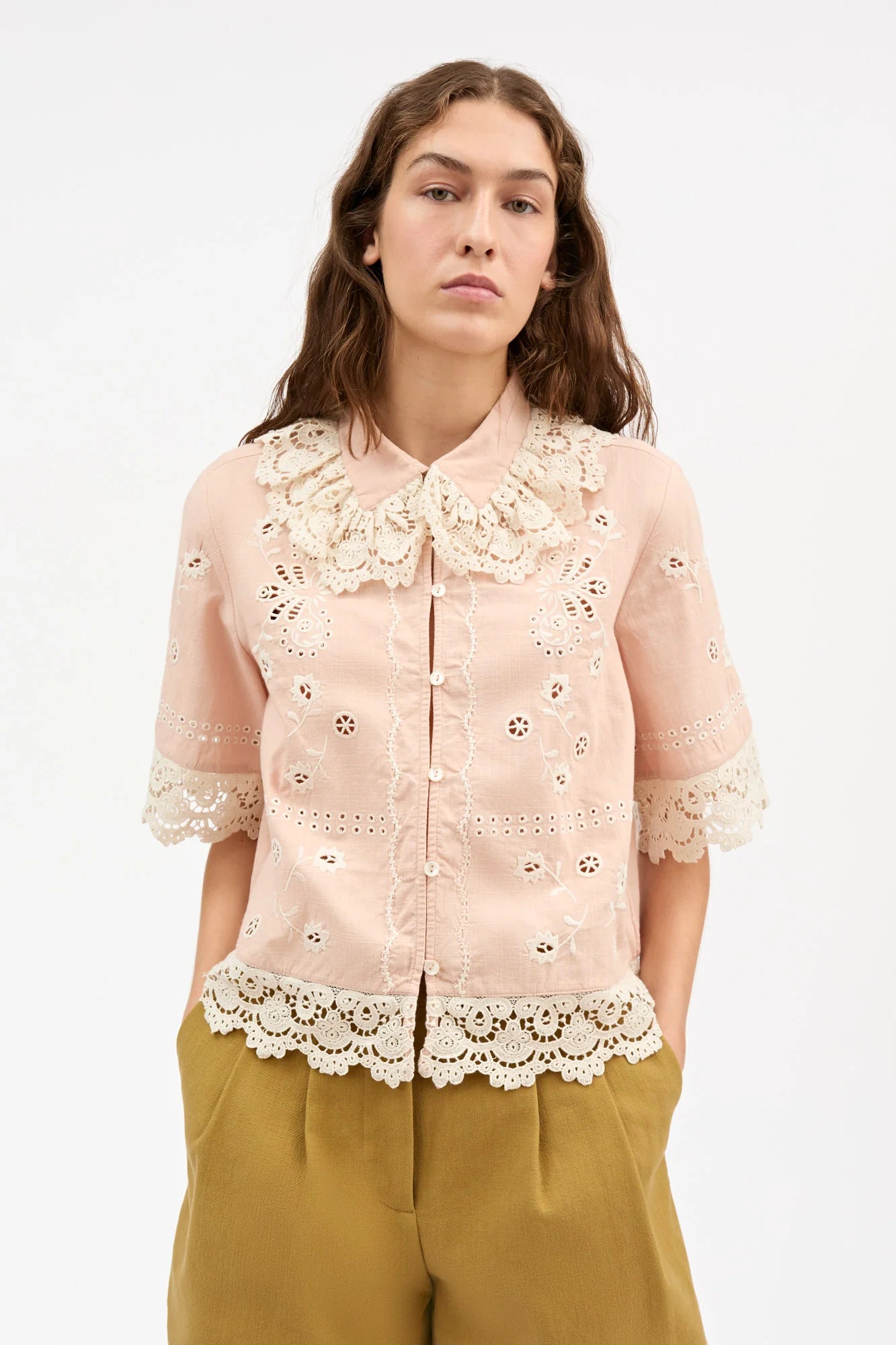 Skall Studio Talia Shirt / Antique Rose