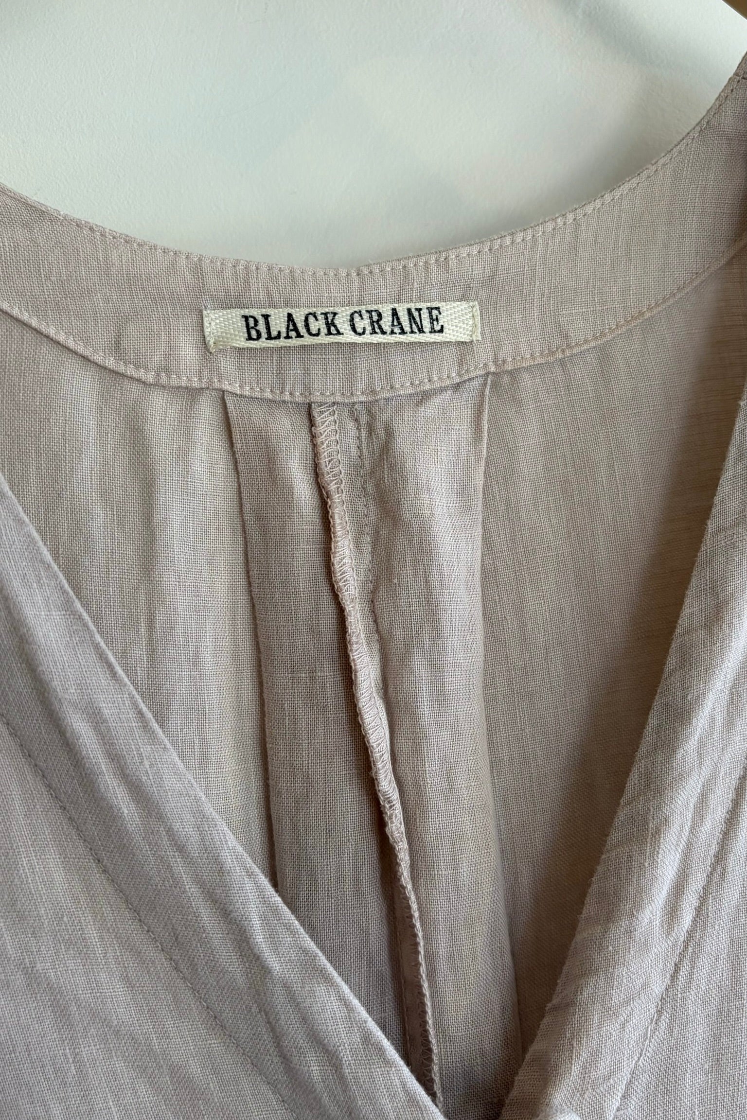 Pre-Loved / Black Crane Painter Jumpsuit / Sand / Size M