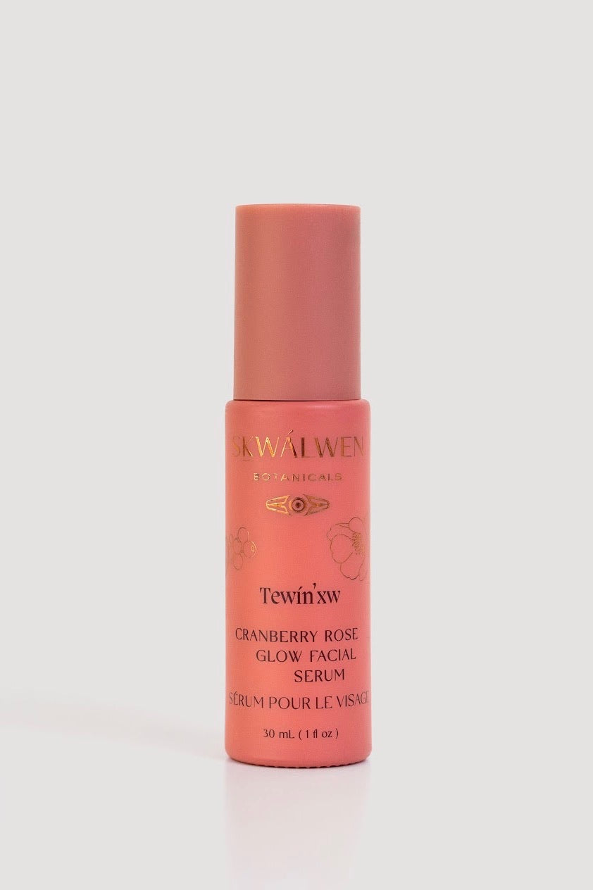 Skwalwen Botanicals Tewin&#39;xw Cranberry Rose Glow Serum