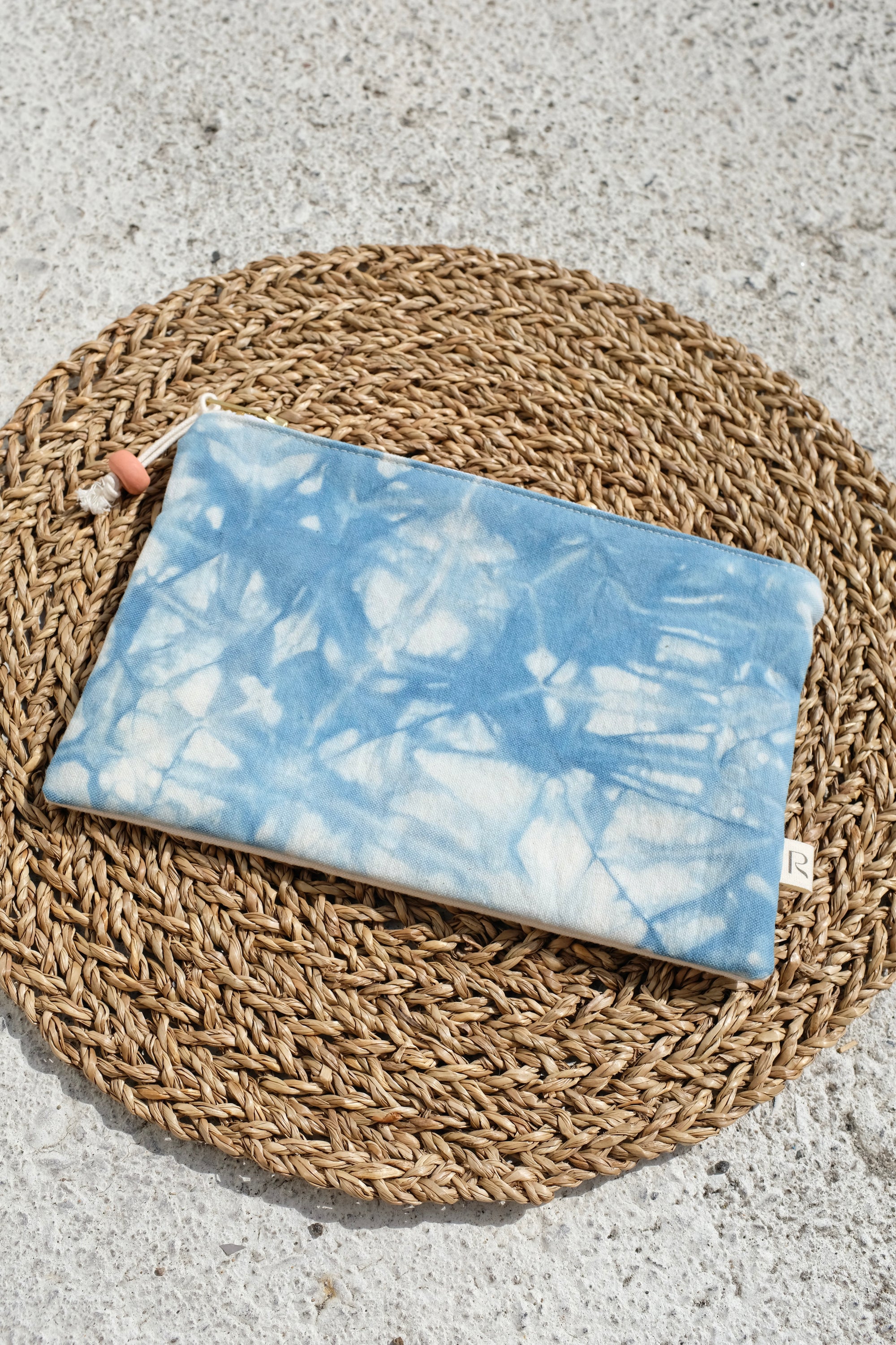 Roem Textiles Flat Clutch 9" / Indigo