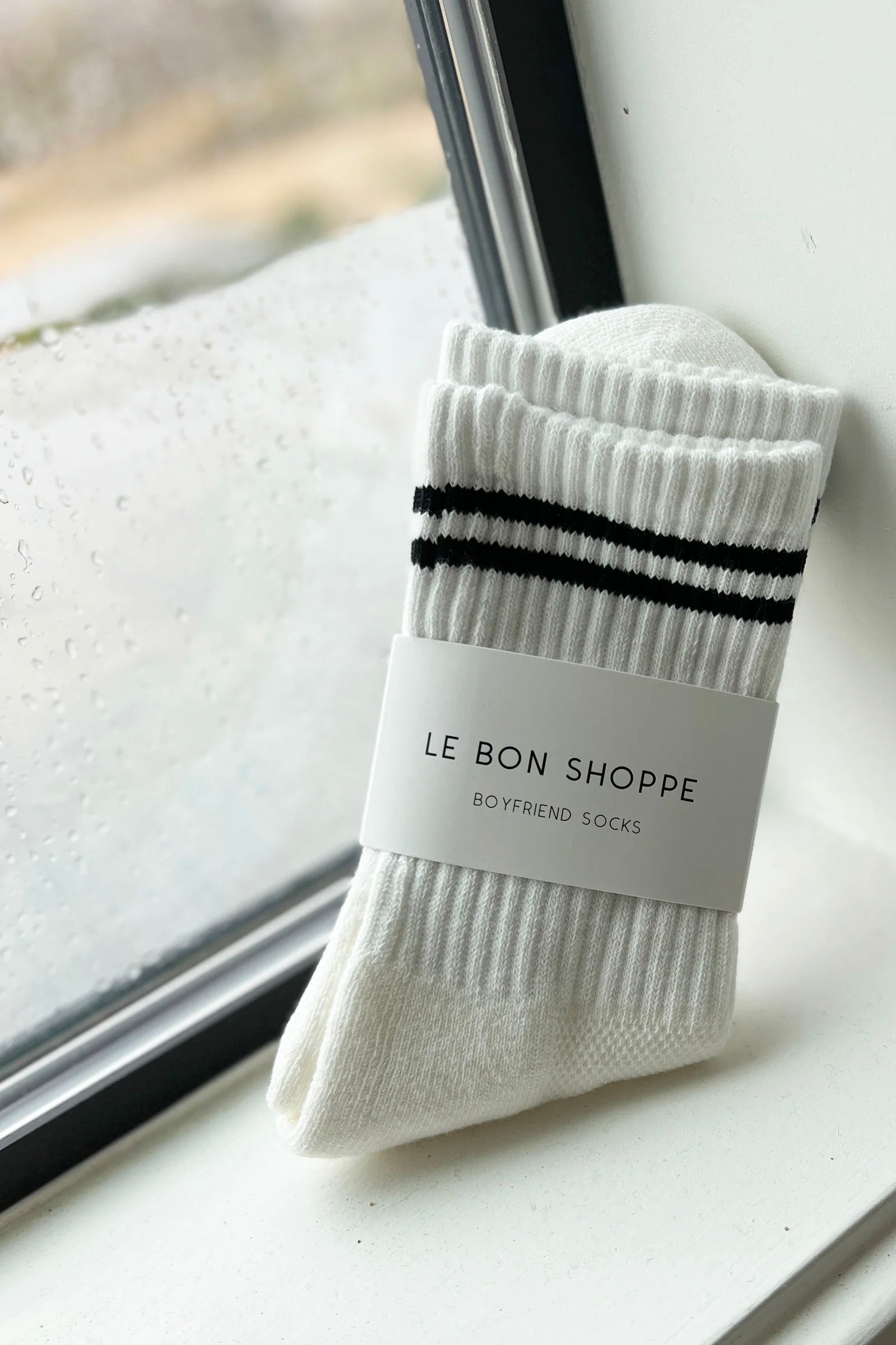 Le Bon Shoppe Boyfriend Socks / Classic White