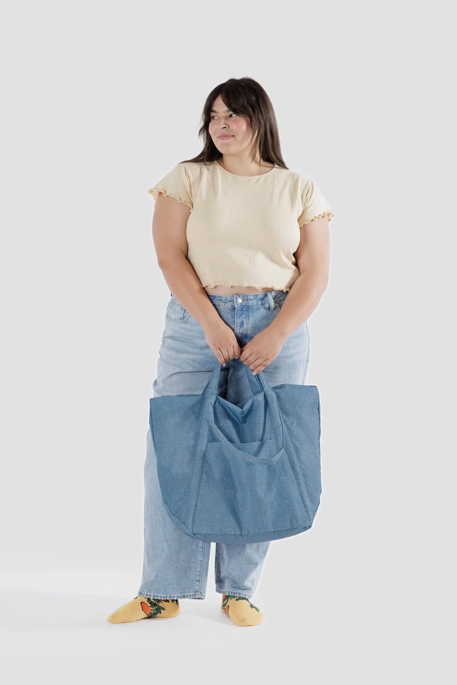 Baggu Travel Cloud Bag / Digital Denim