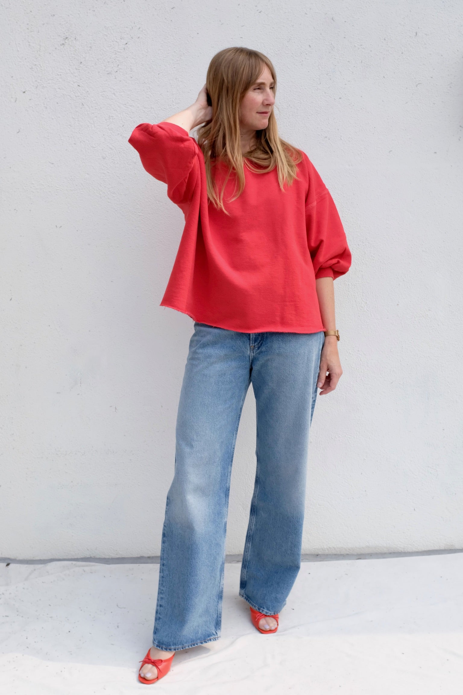 Rachel Comey Fond Sweatshirt / Cherry