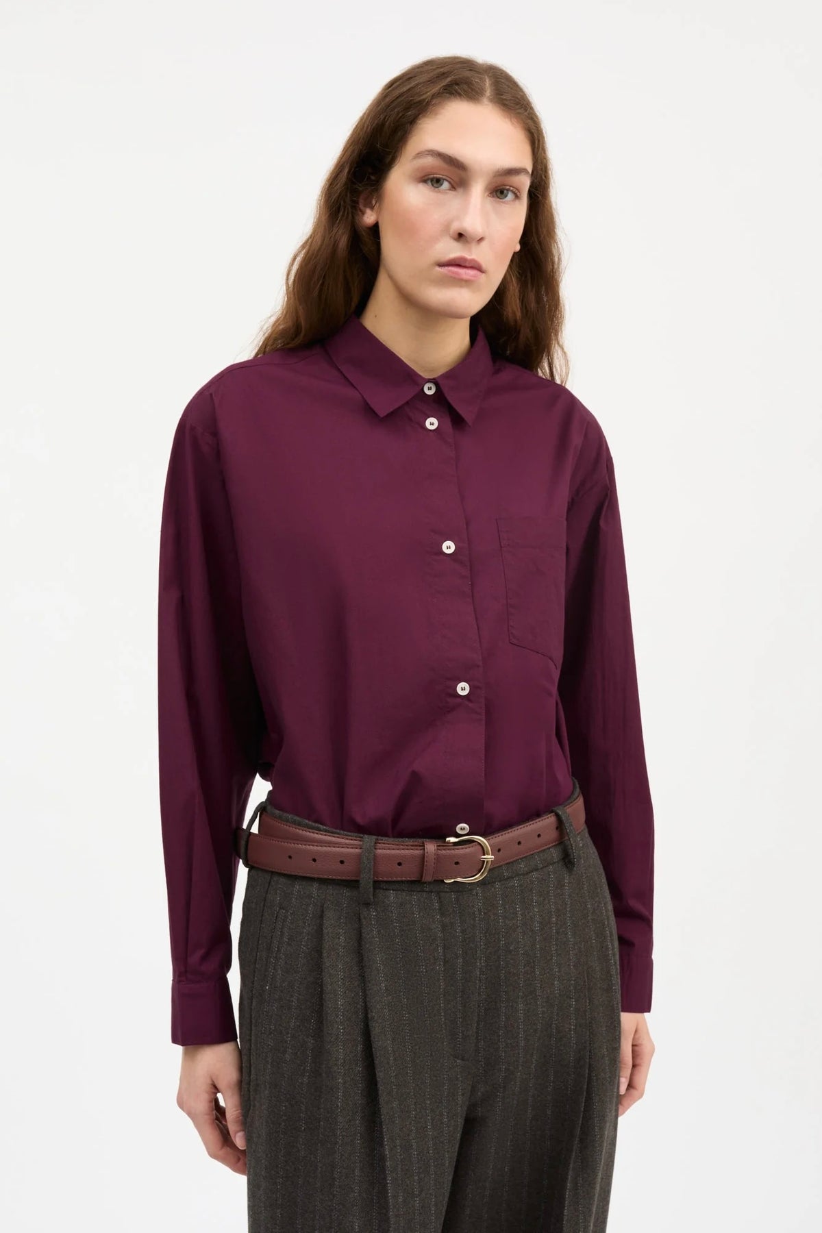 Edgar Shirt / Aubergine