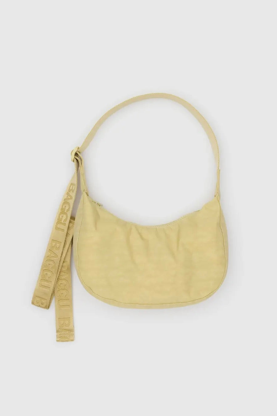 Small Nylon Crescent Bag / Butter
