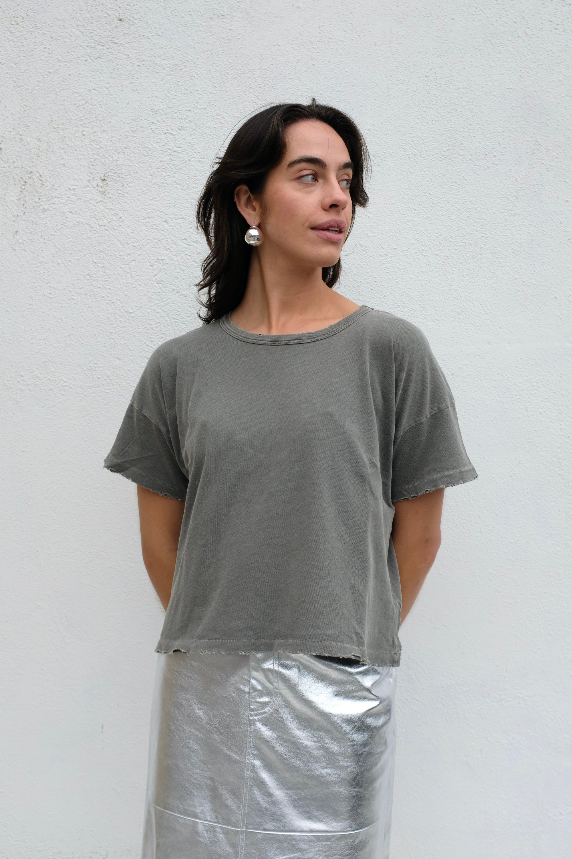 Le Bon Shoppe Vintage Fille Tee / Army Green