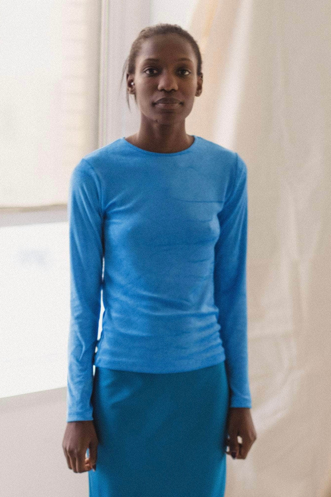 Baserange Omo Long Sleeve / Zinn Blue