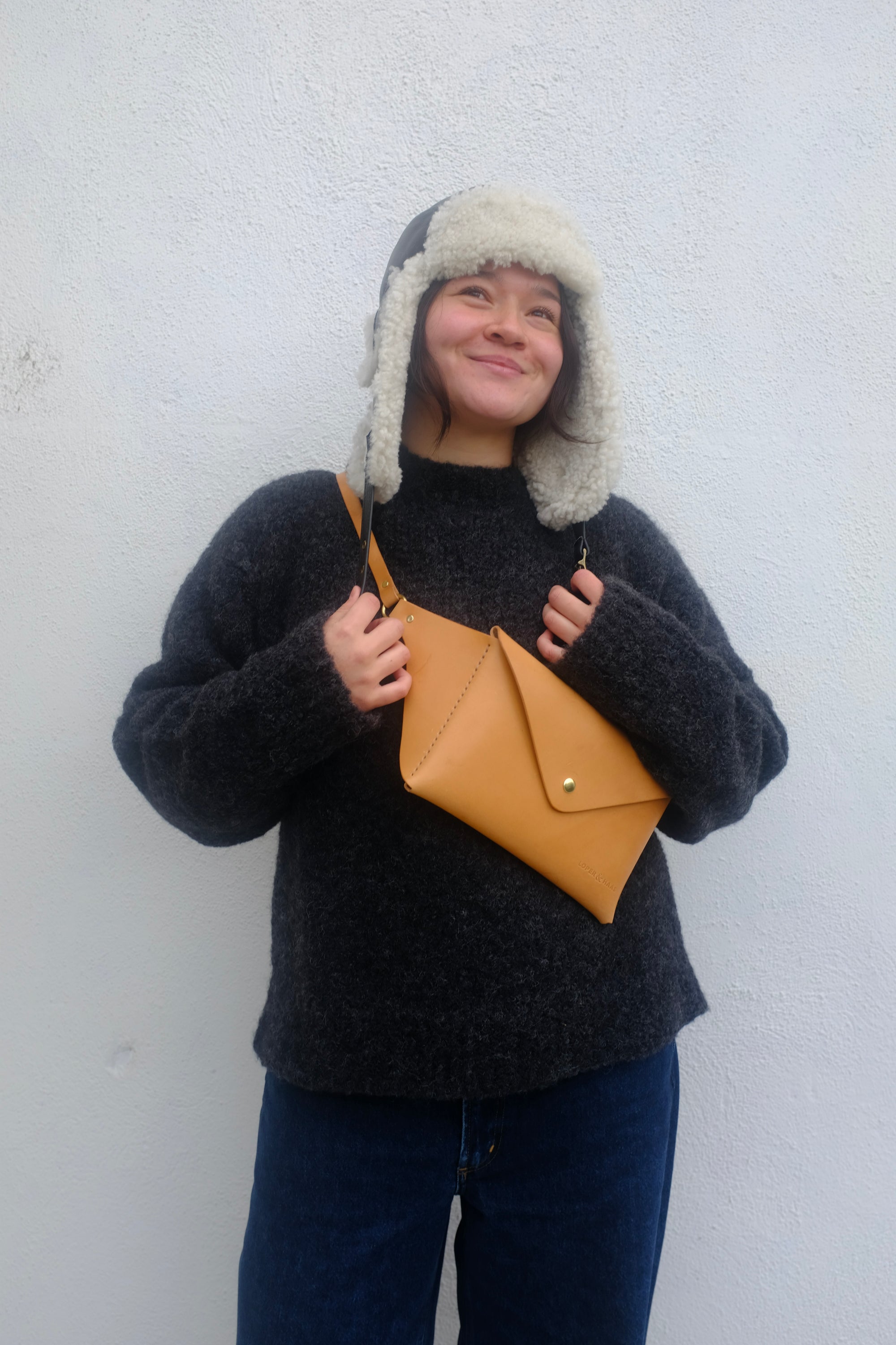 Loper & Haas Day Off Plus Bag / Premium Italian Natural Veg Tan