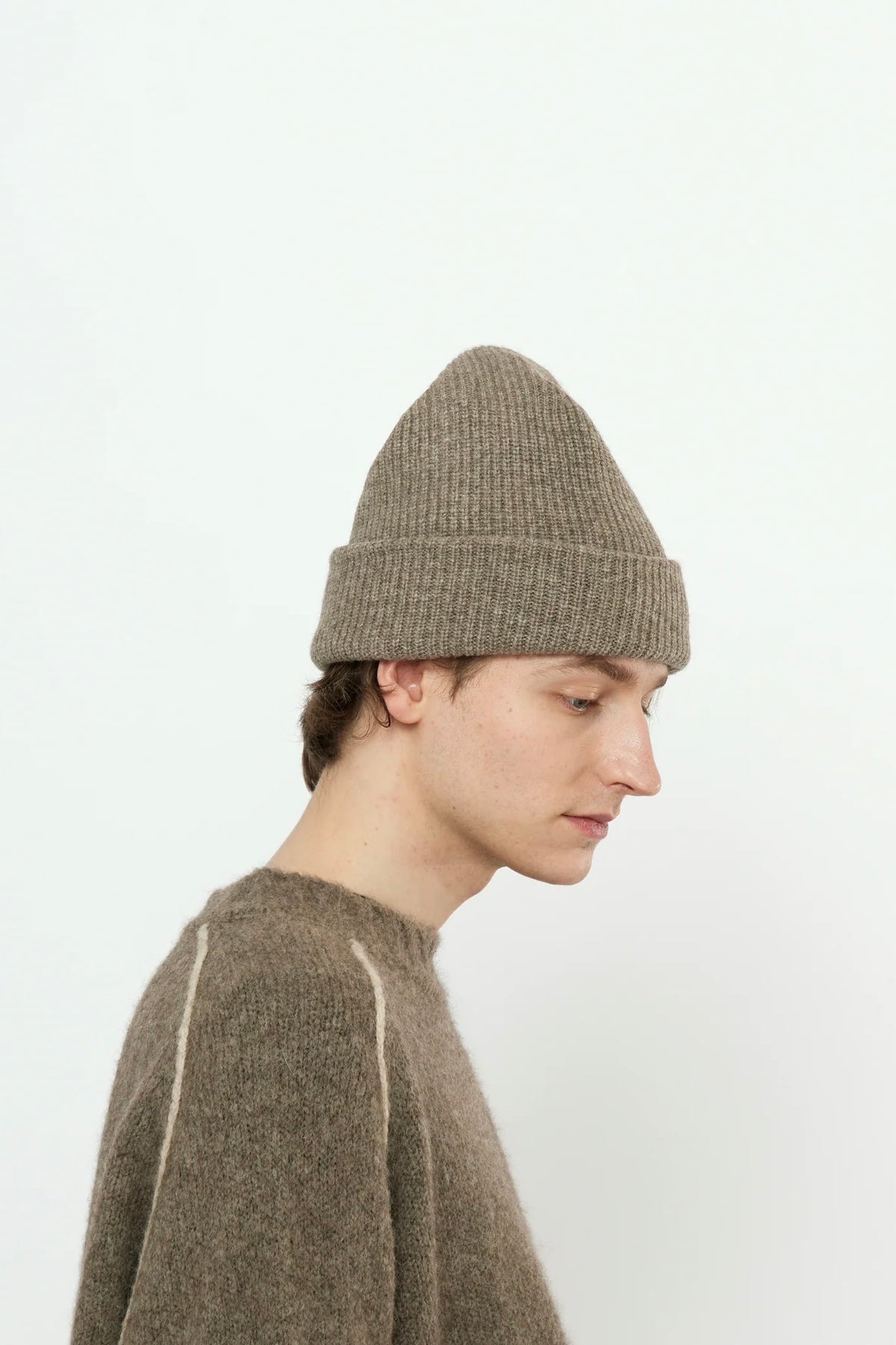 7115 by Szeki Signature Yak Beanie / Taupe
