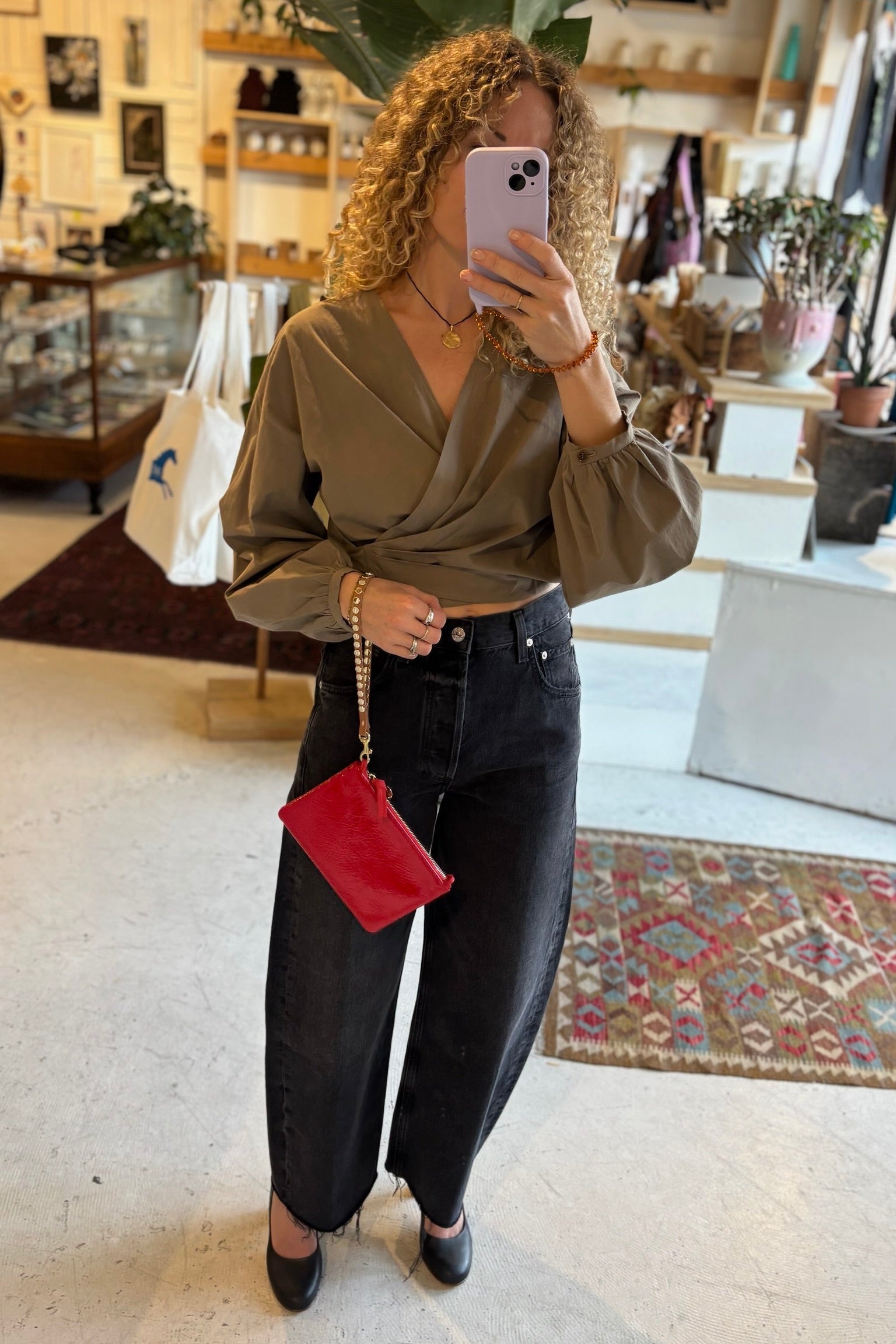 Giverny Blouse Cotton / Umber