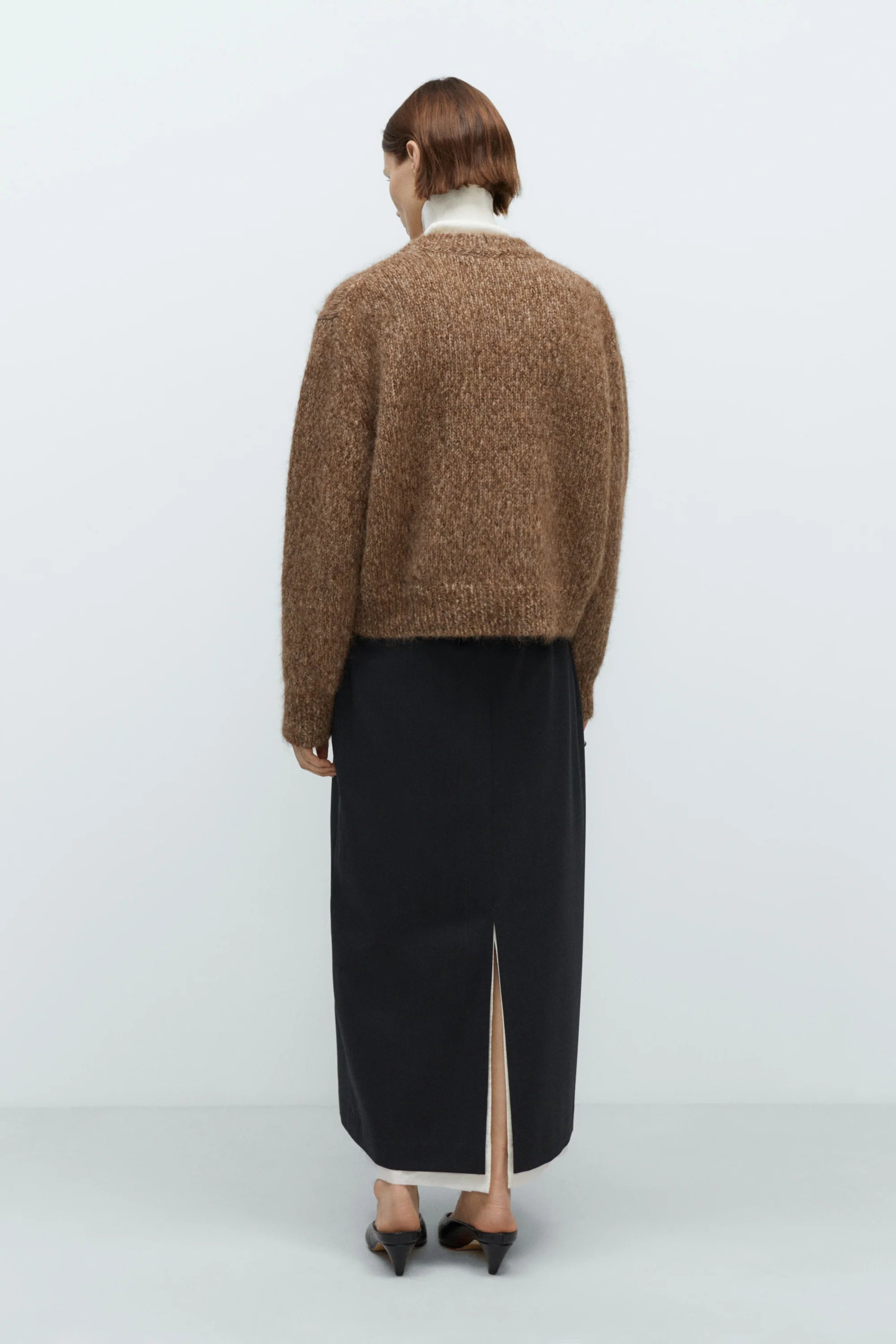 Cordera Chunky Sweater / Brown Melange