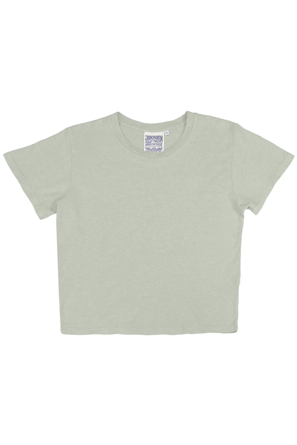 Jungmaven Cropped Lorel Tee / Agave Green