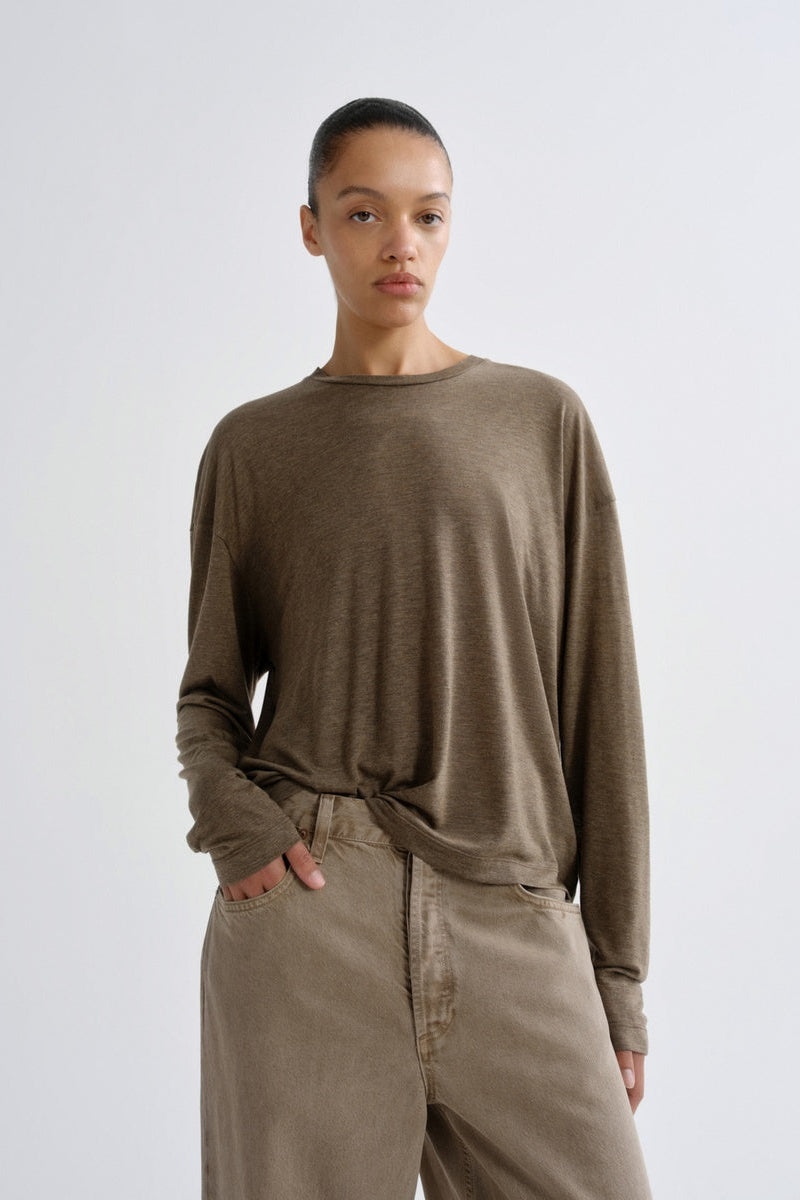 Agolde Sasha Tee / Loam