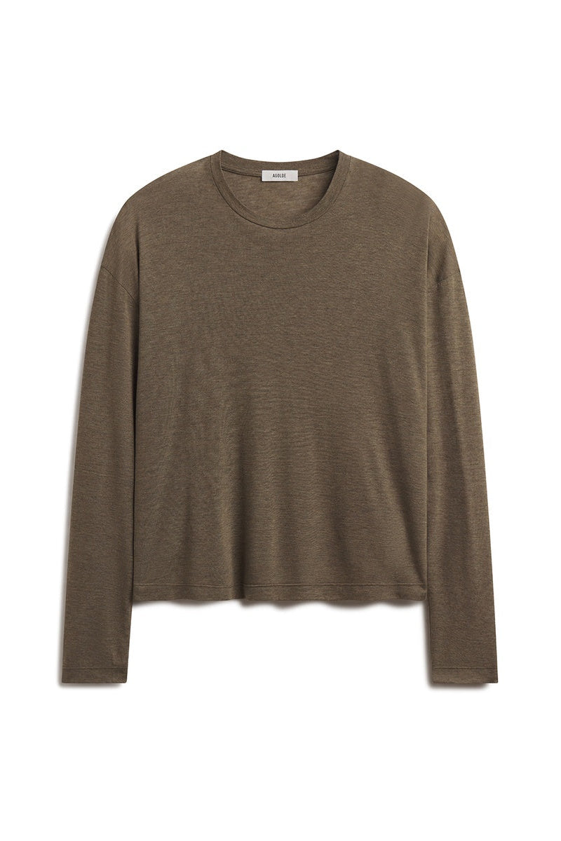 Agolde Sasha Tee / Loam