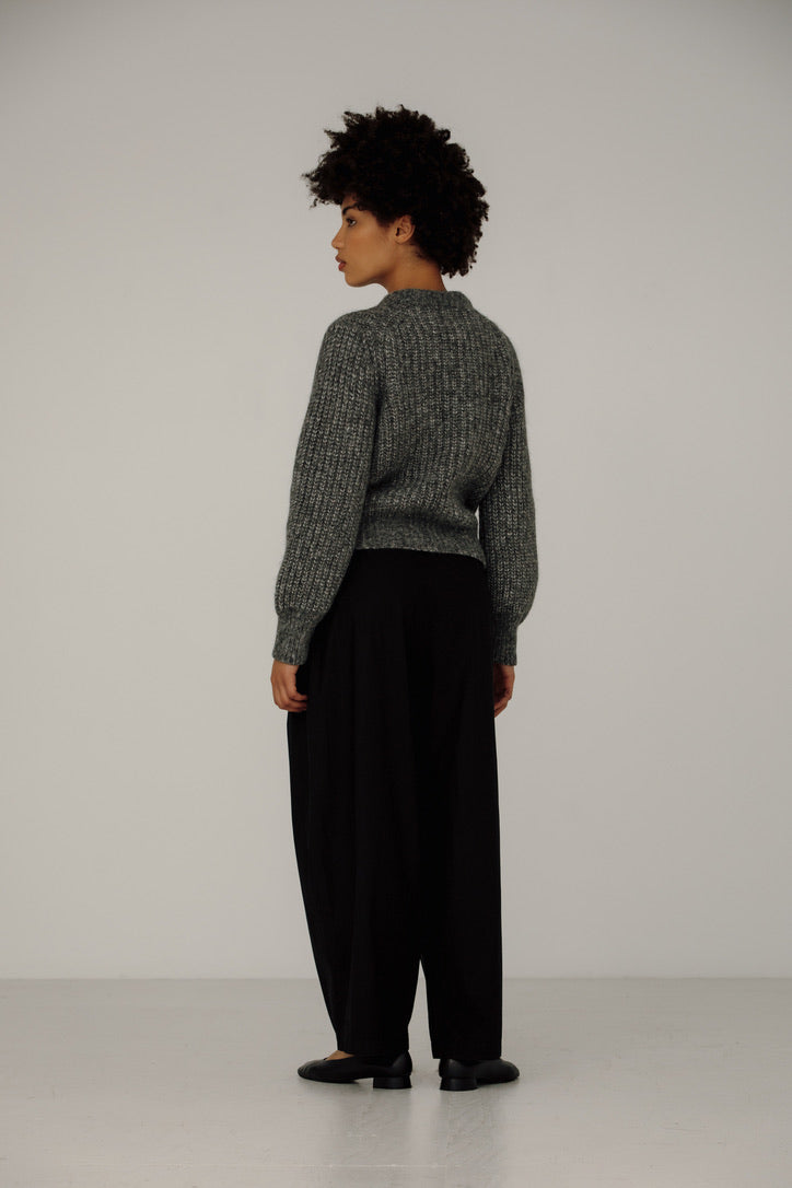 Bare Knitwear Cora Crew Neck / Granite