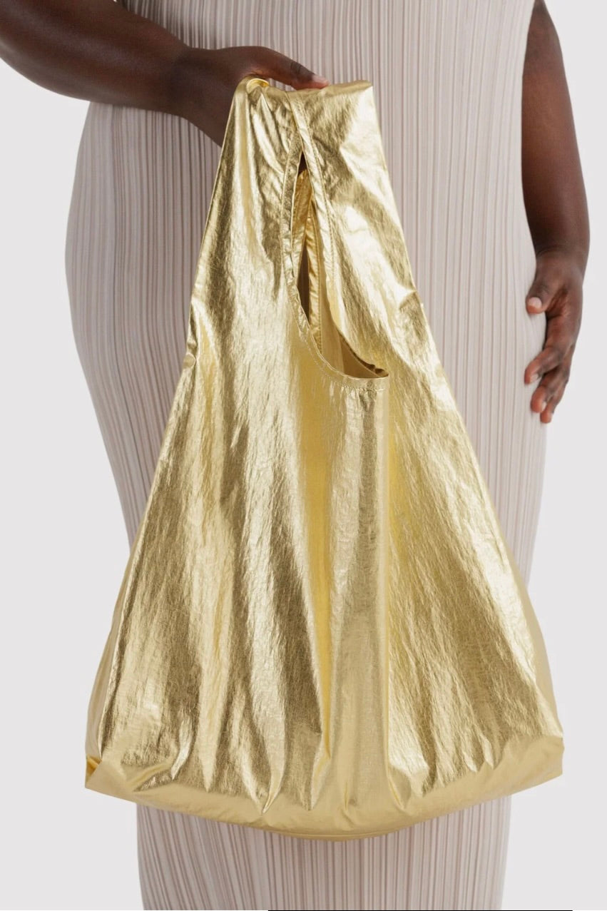 Standard Baggu / Gold Metallic