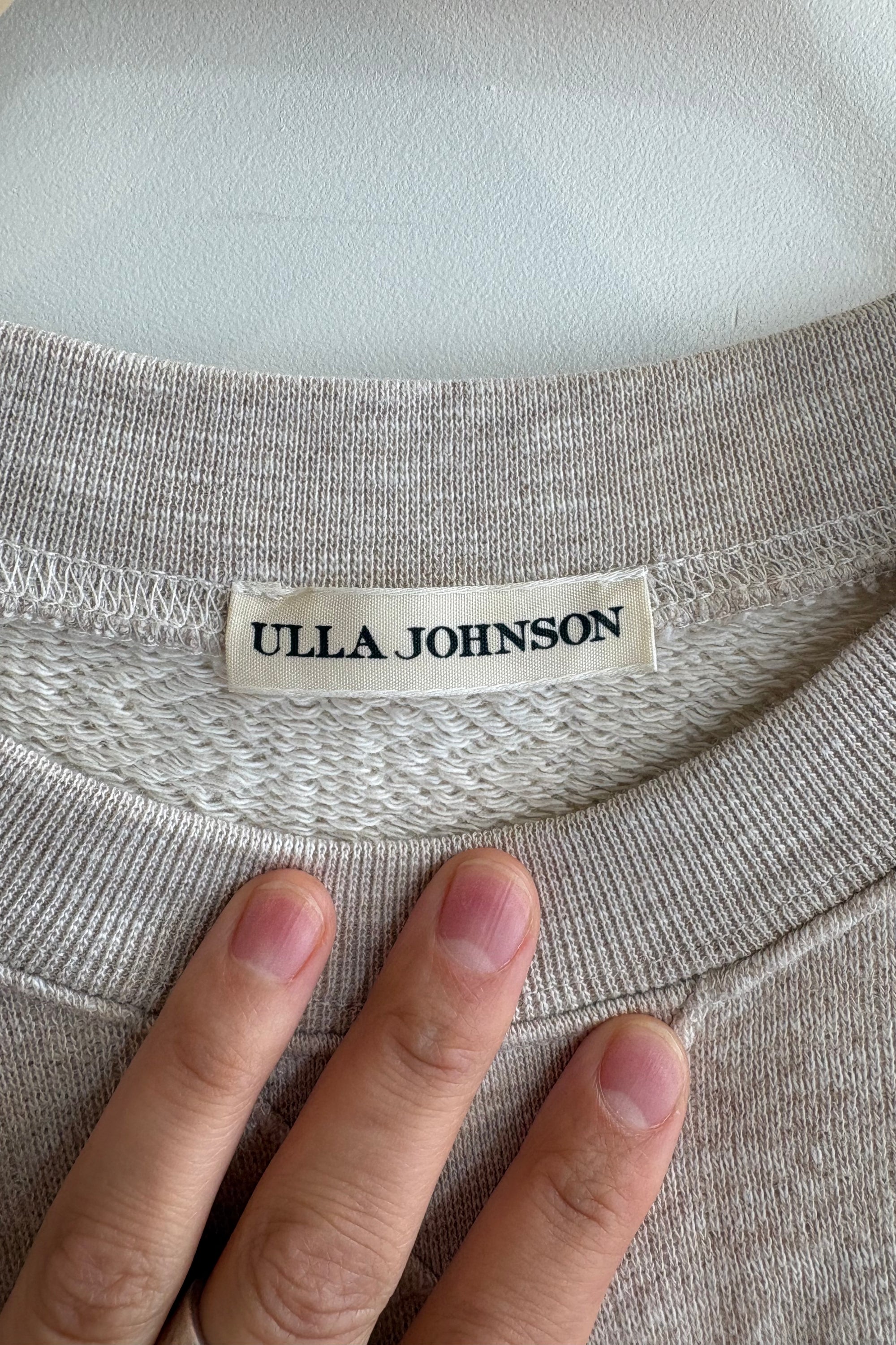 Pre-Loved / Ulla Johnson Adeline Sweatshirt / Beige / Medium