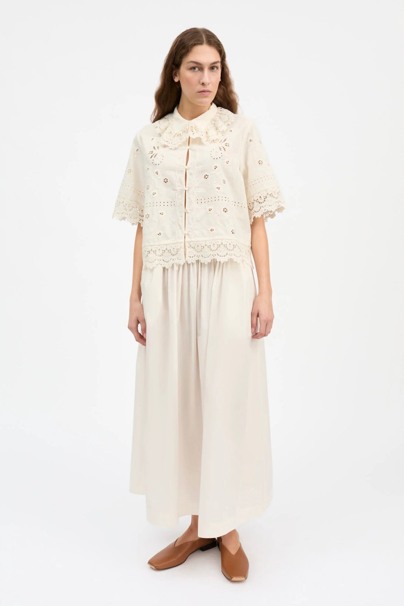 Talia Shirt / Antique White