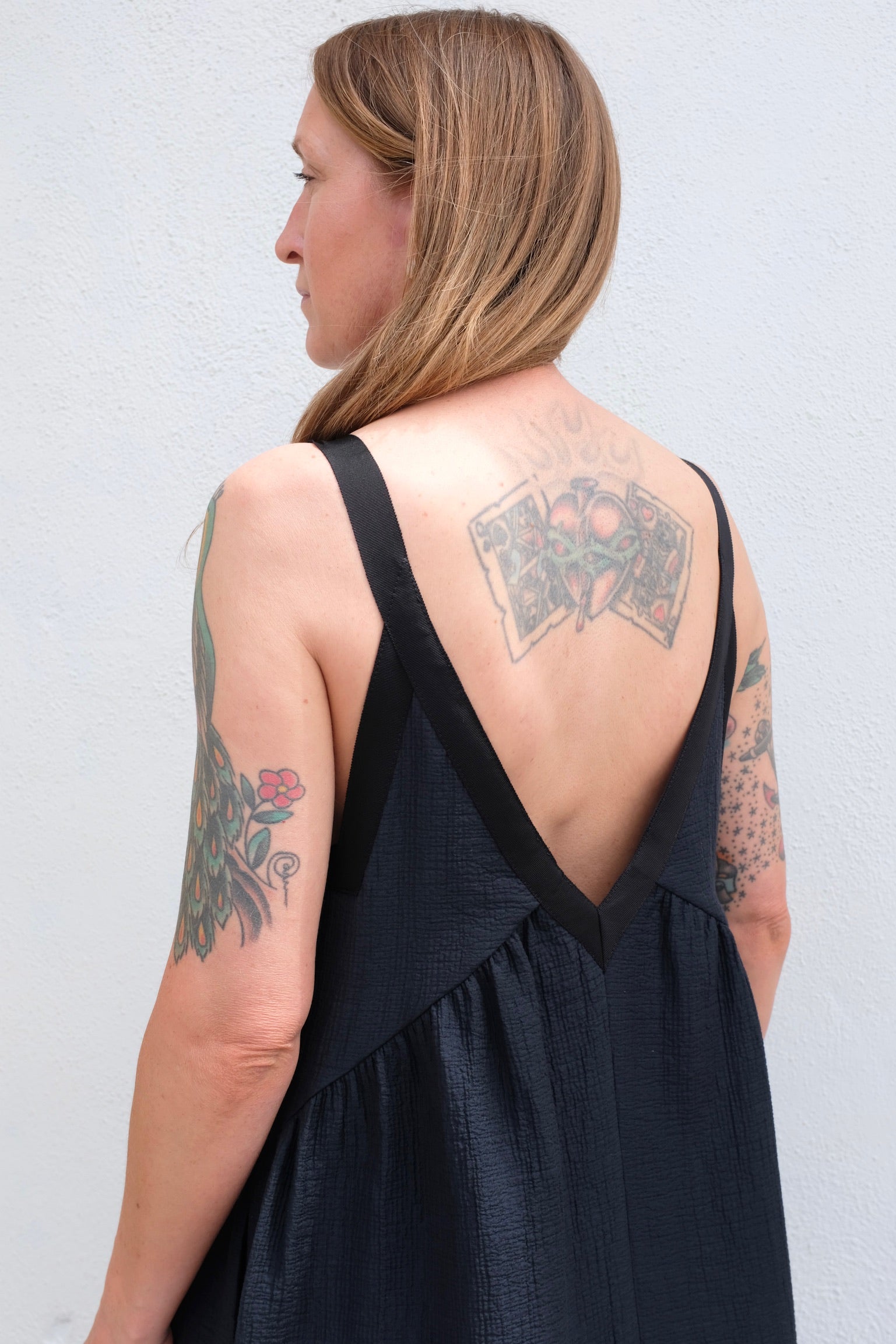 Cursely Dress / Black Foam