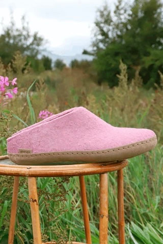 Glerups Slip-On Leather Sole / Flower