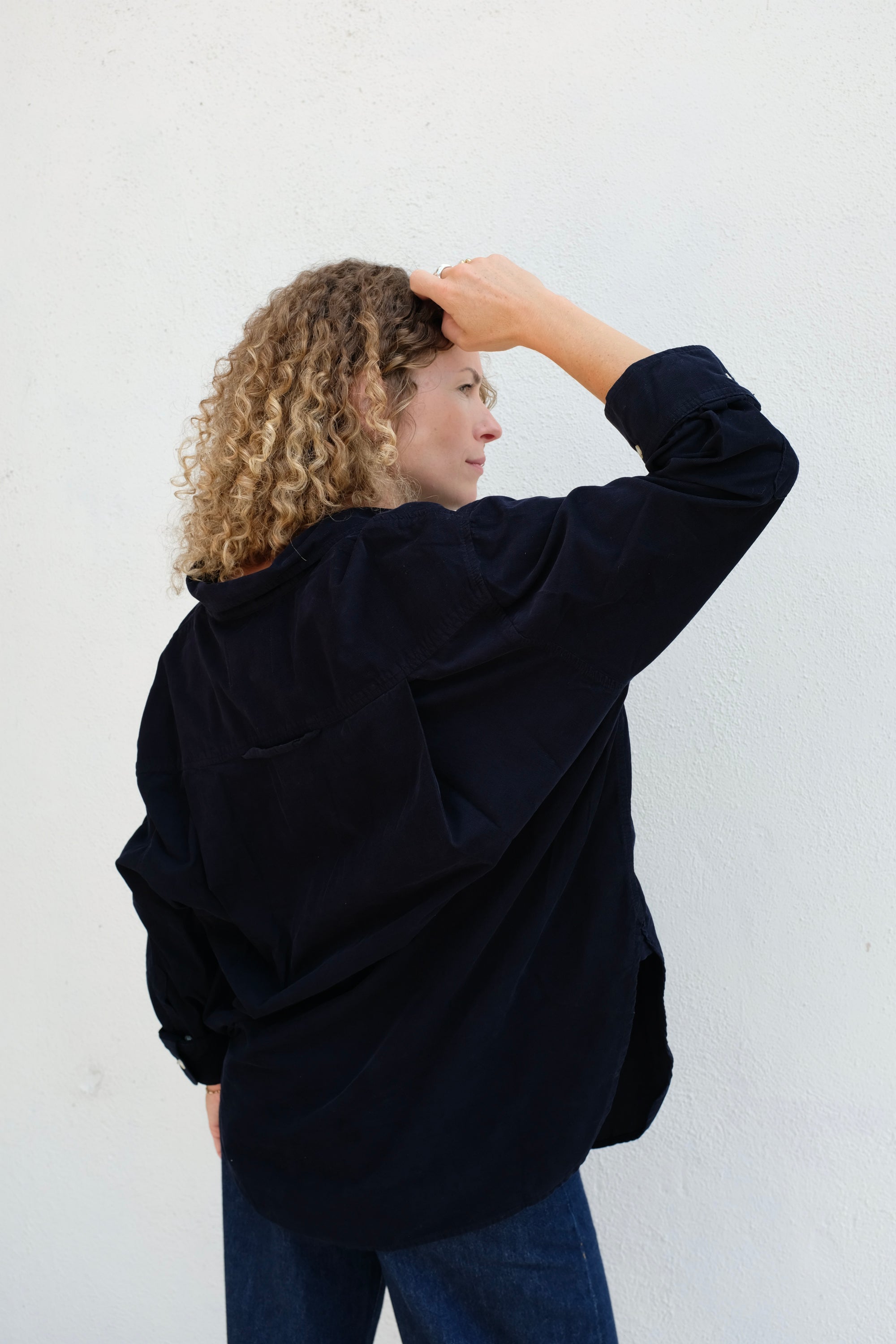 Citizens of Humanity Kayla Shirt / Navy Corduroy