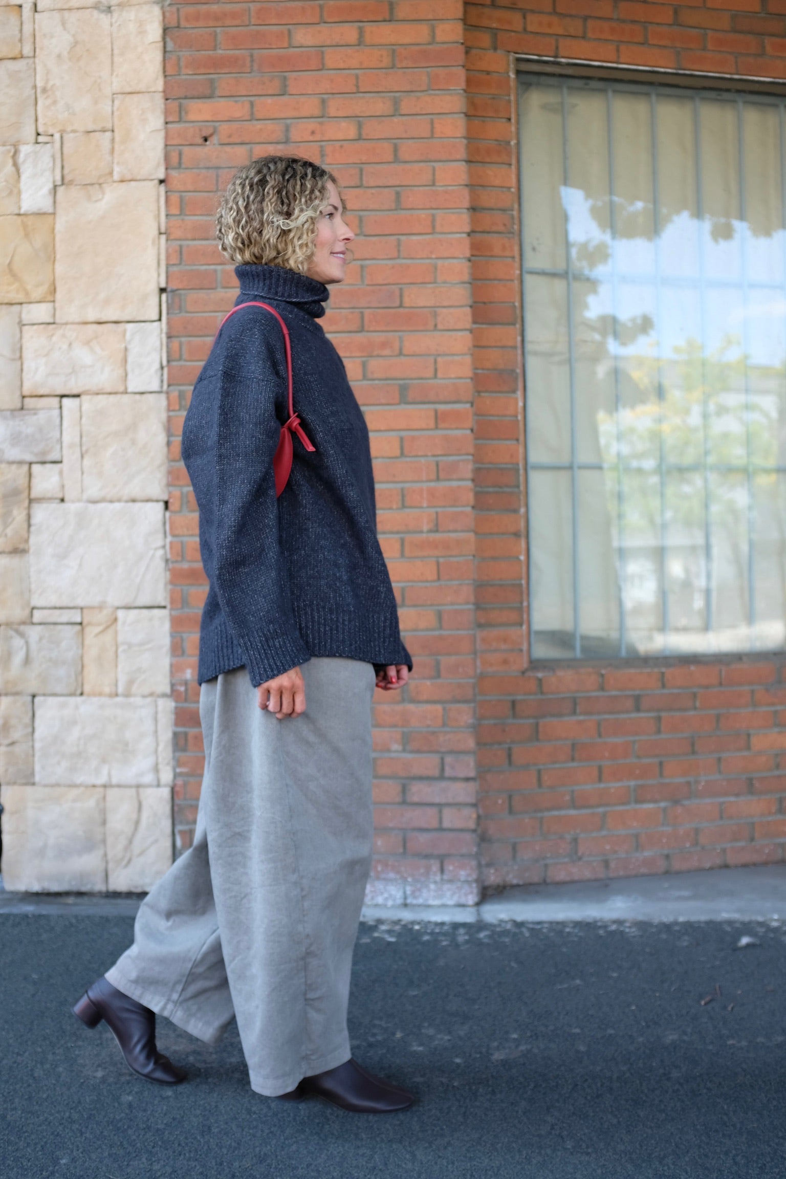 Wide Pants / Stone
