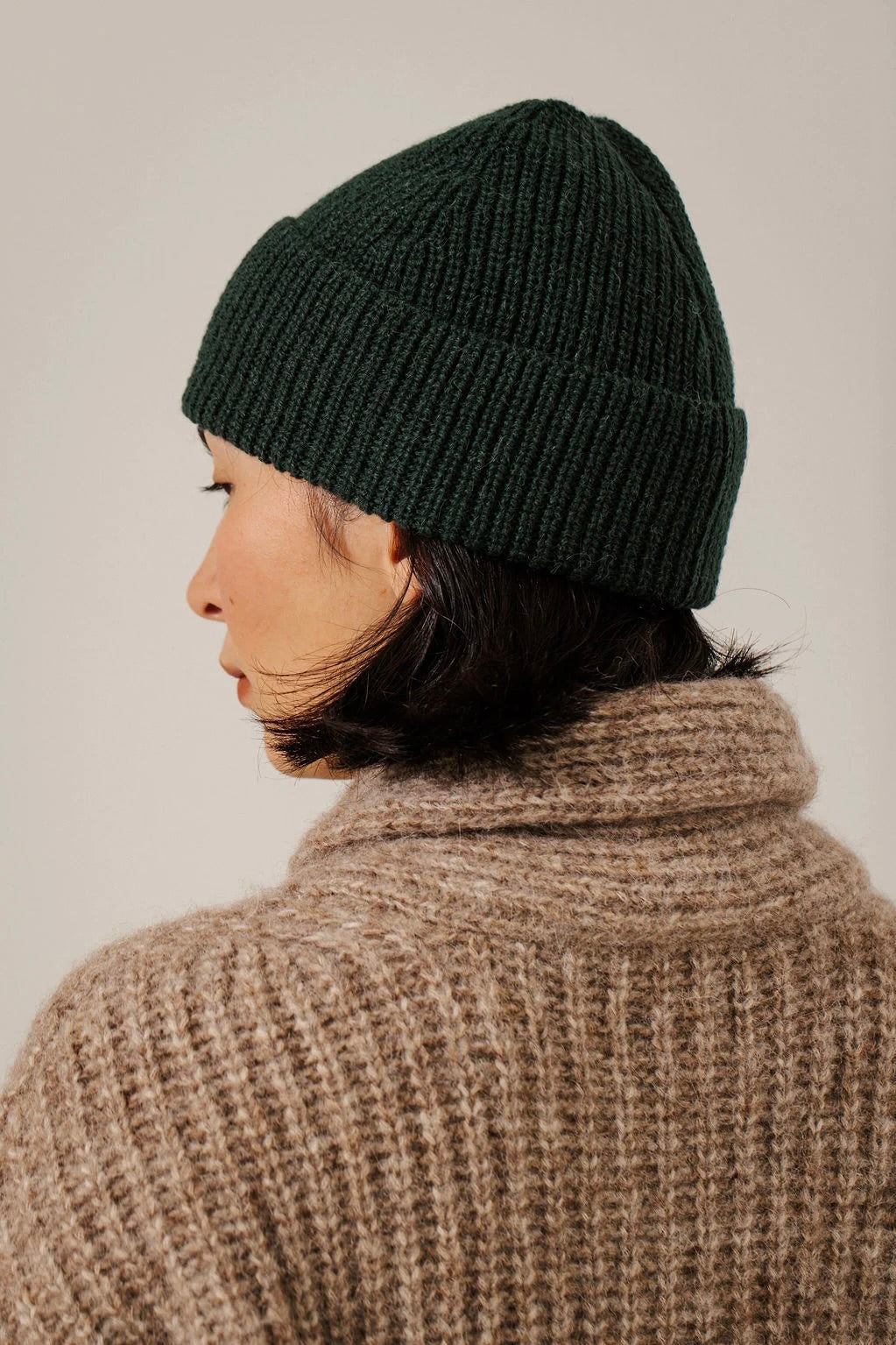 Baby Alpaca Andes Beanie / Emerald