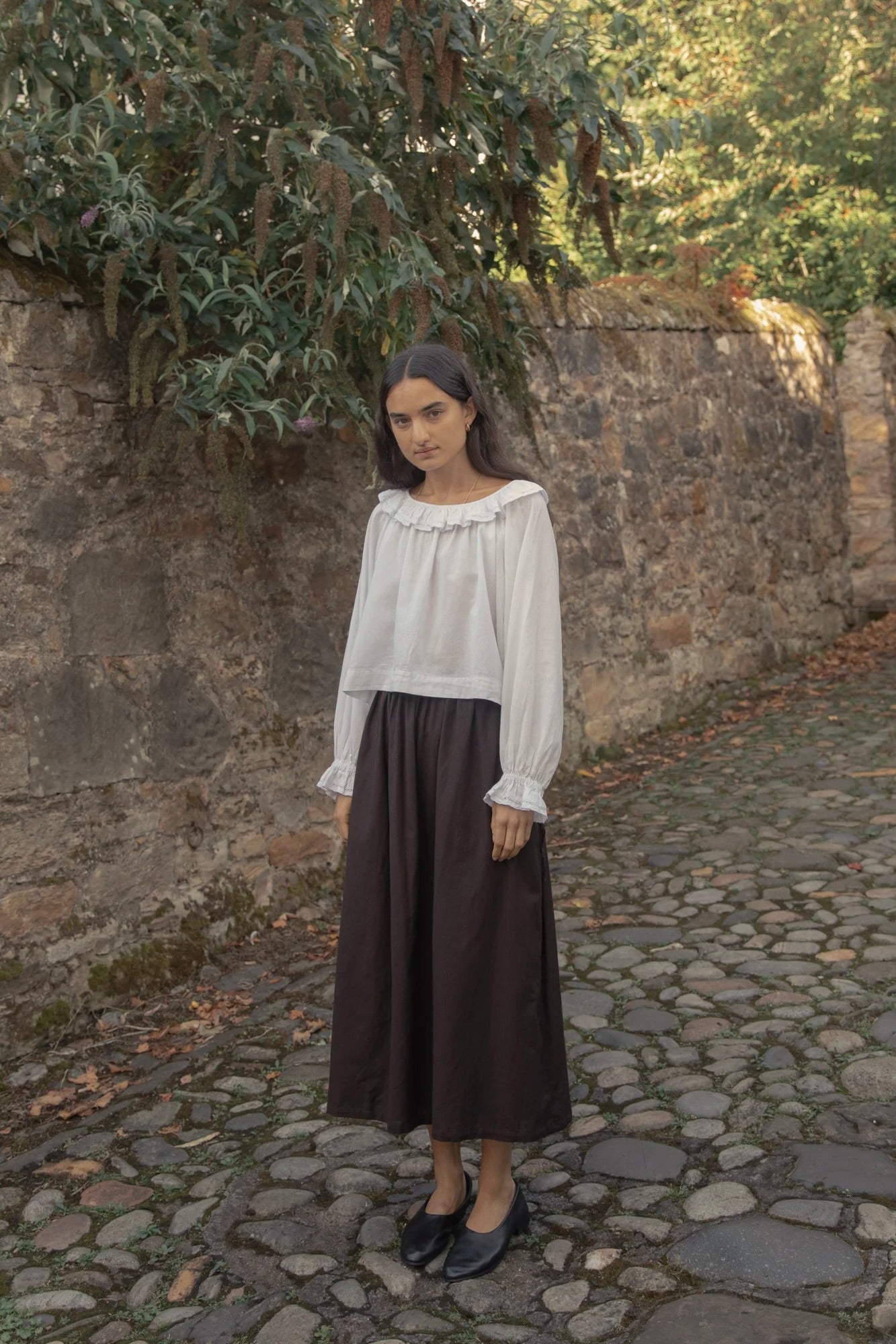 Gillian Stevens Freya Blouse / Ivory