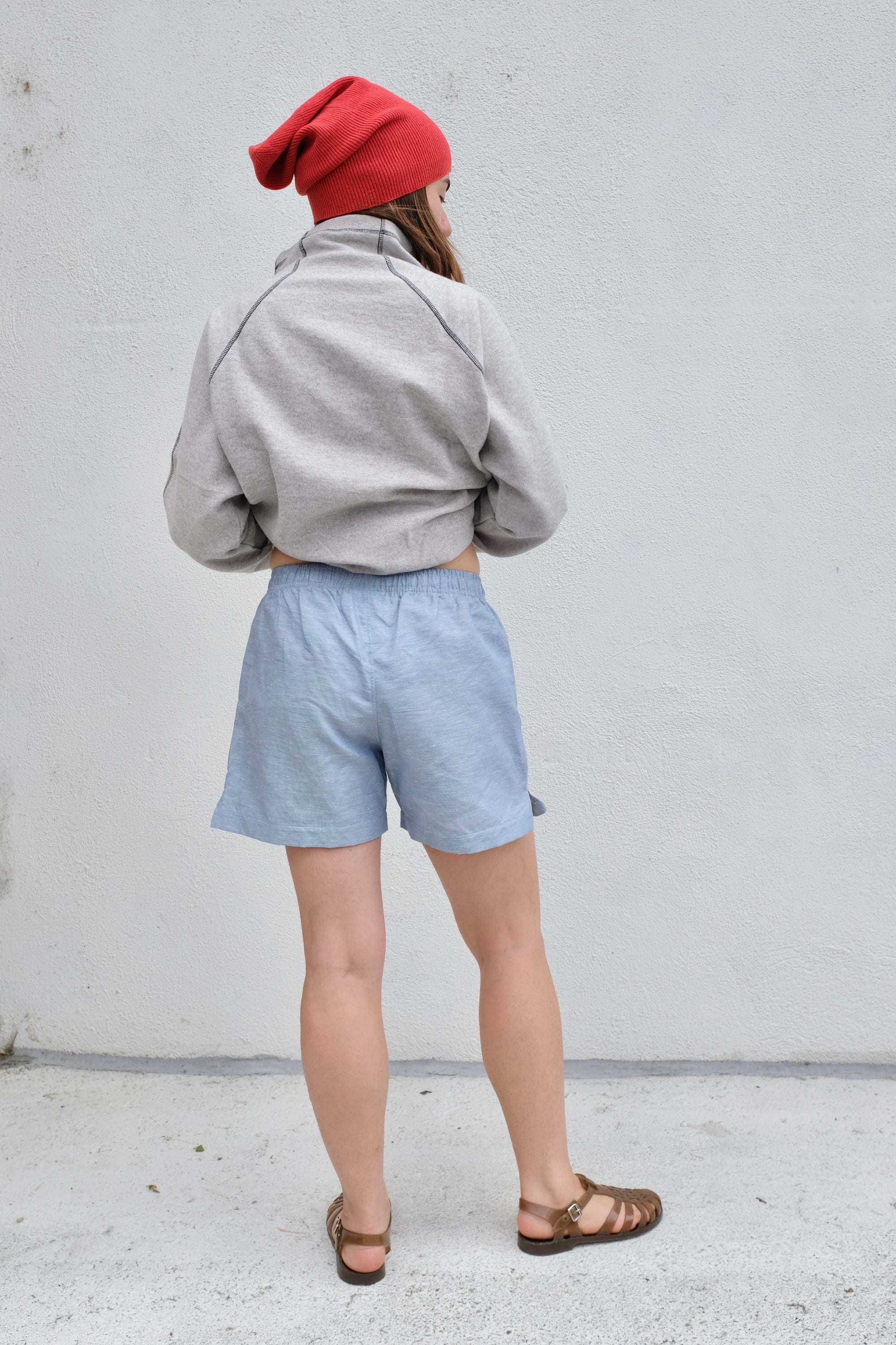 Jungmaven Cabana Short / Steel Blue