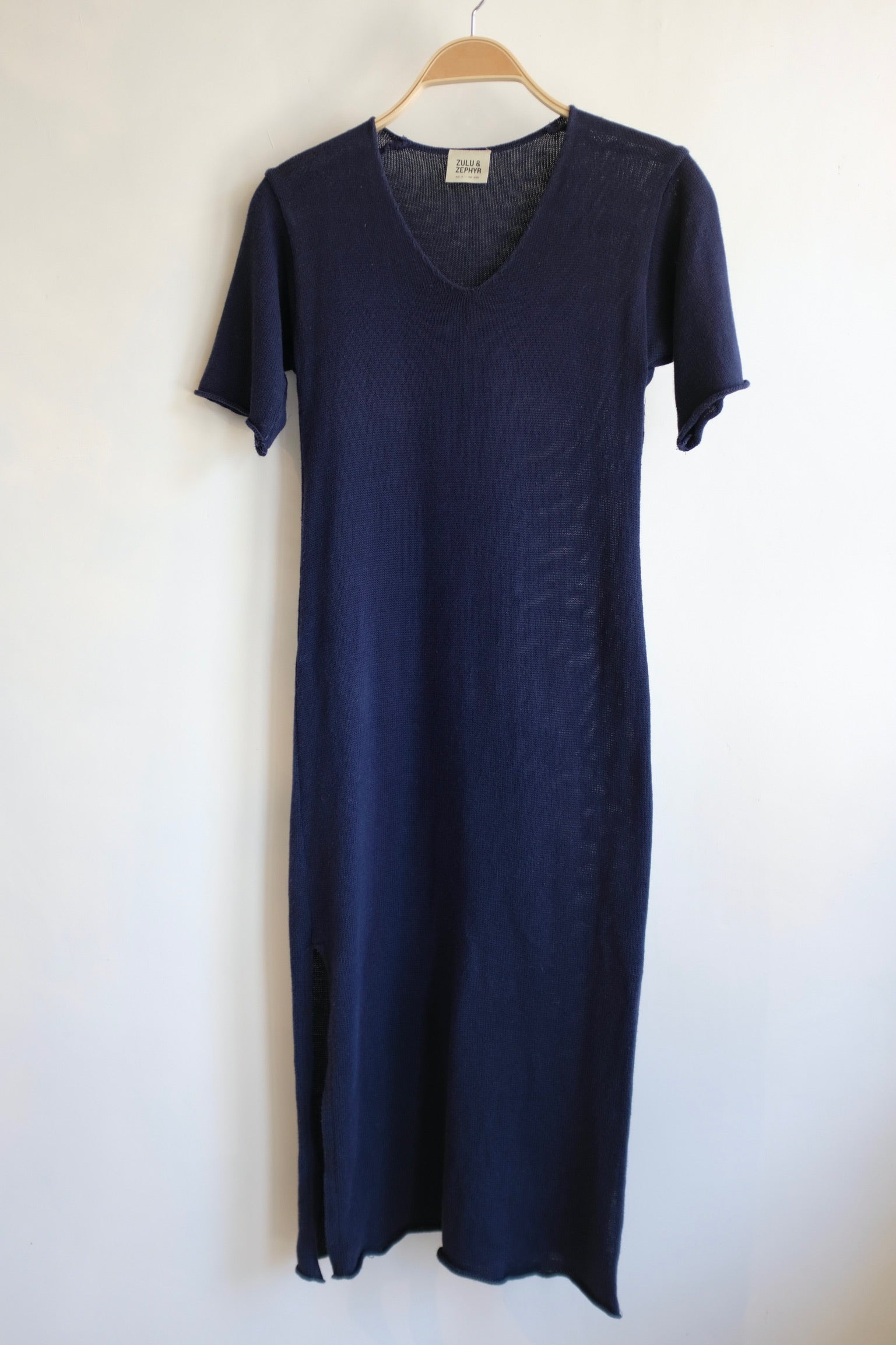 Pre-loved / Zulu & Zephyr Cotton Knit Dress / Size XXS