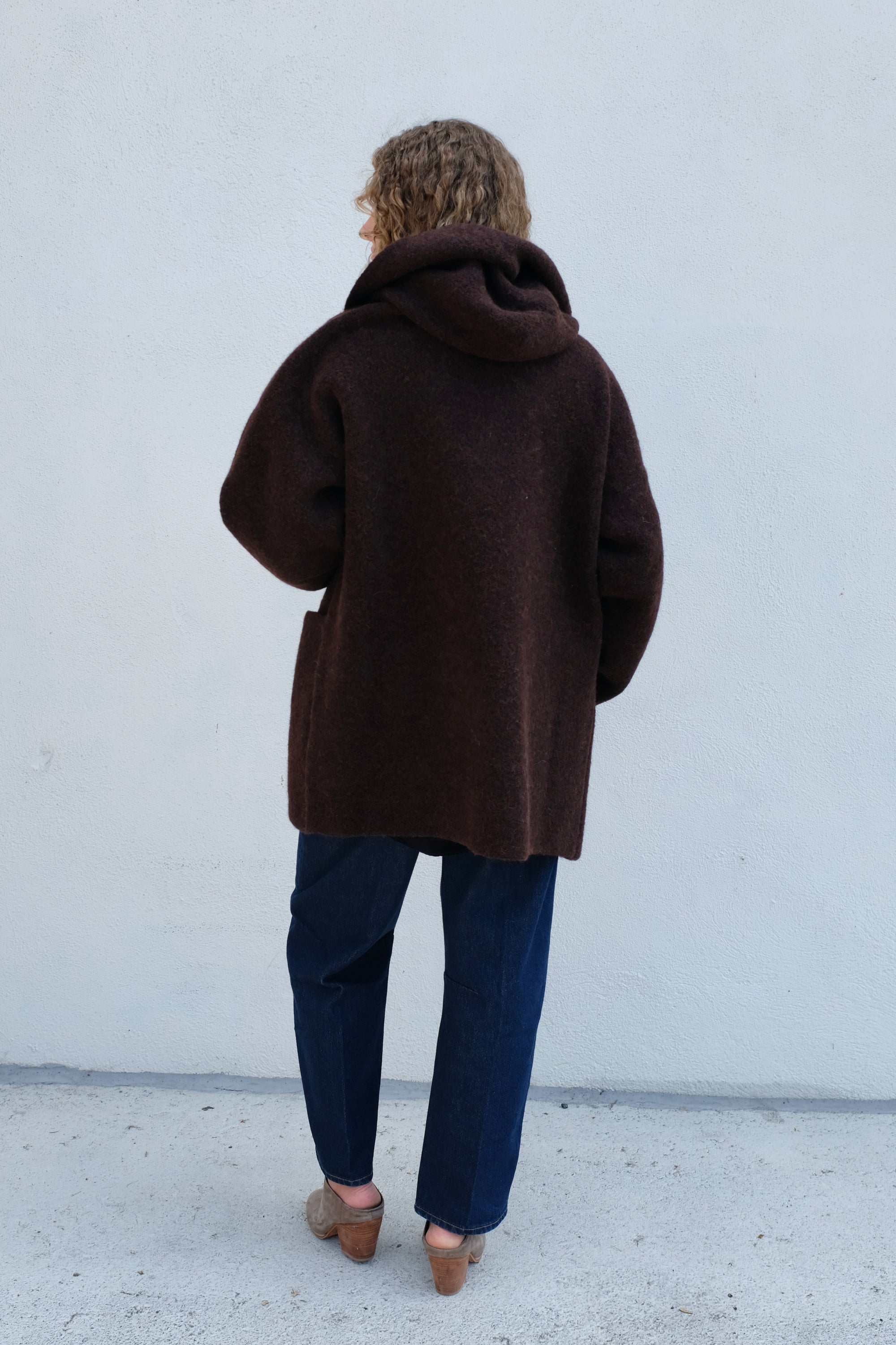 Lauren Manoogian Double Face Coat / Merlot