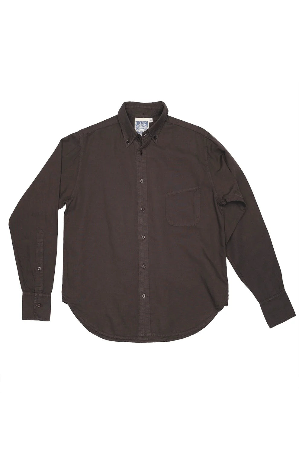 Jungmaven Catalina Button Down Shirt / Coffee Bean