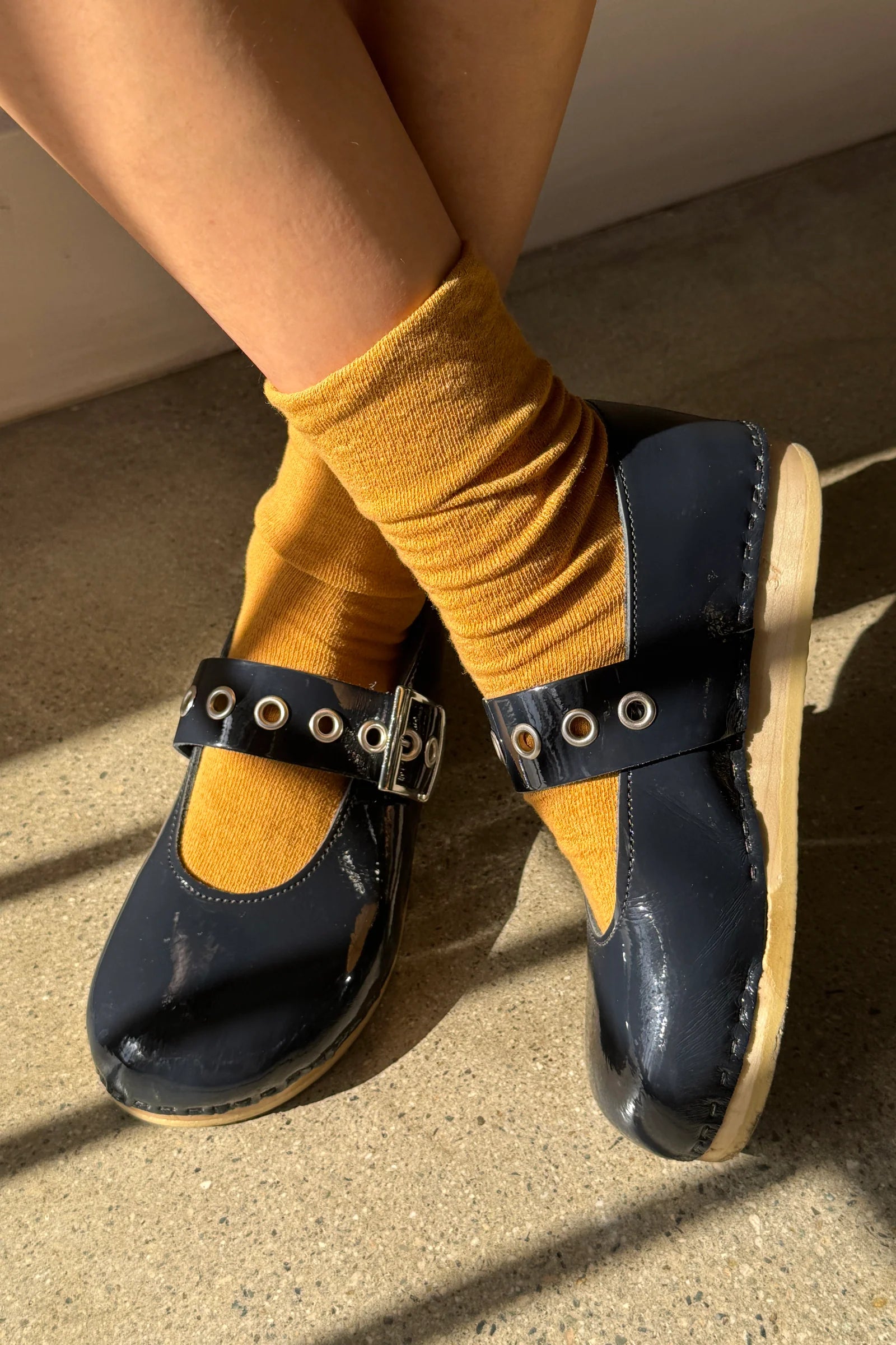 Le Bon Shoppe Breezy Sneaker Sock / Goldenrod