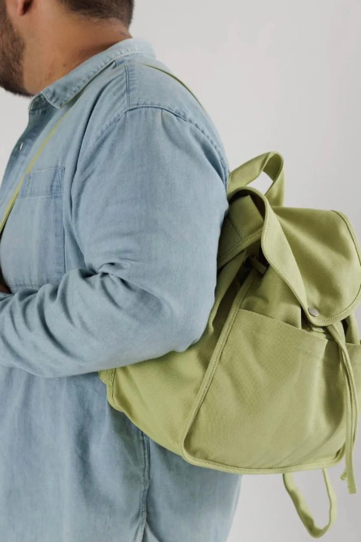 BAGGU Drawstring Backpack / Pistachio