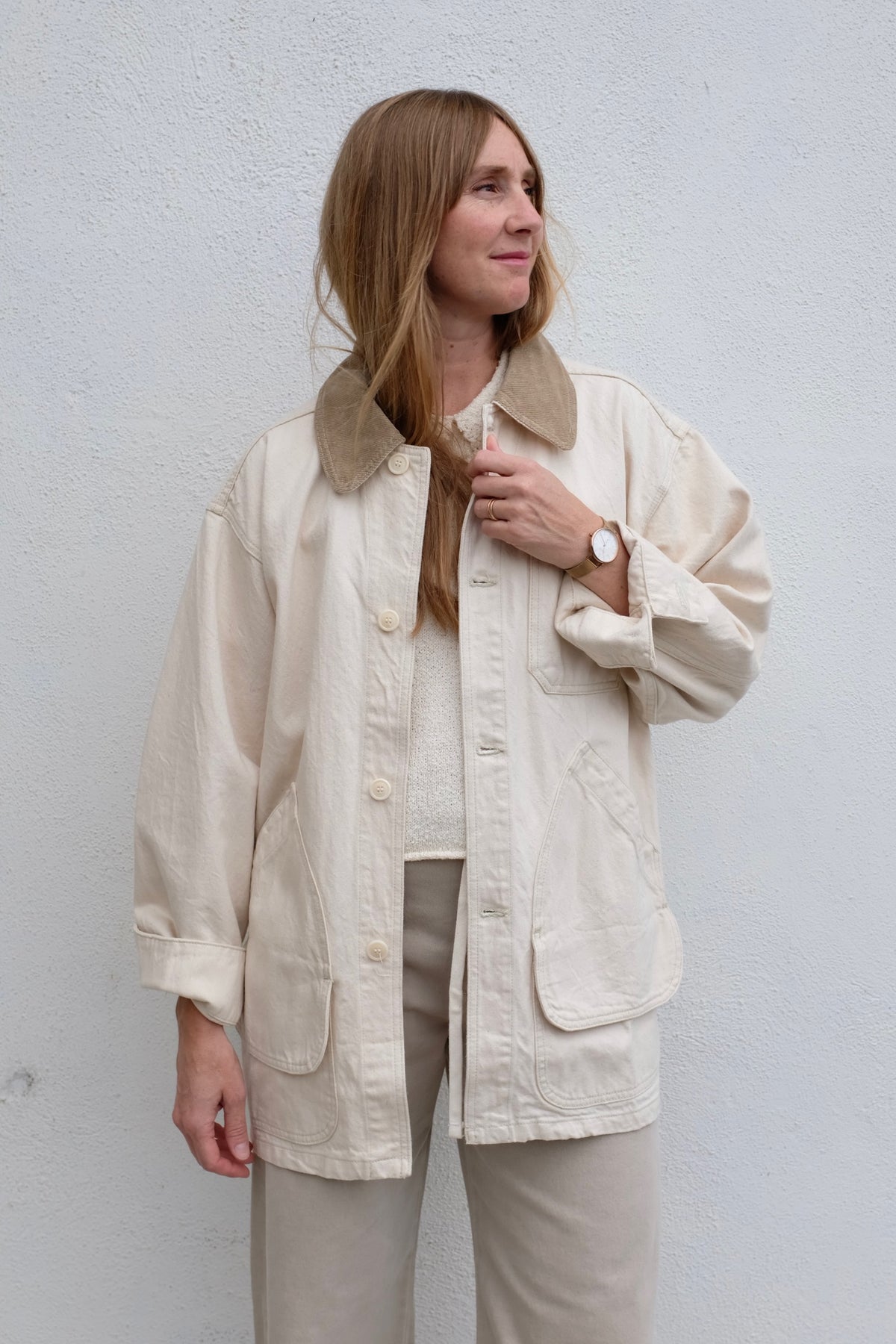 Shaina Mote Painter Coat / Natural + Camel