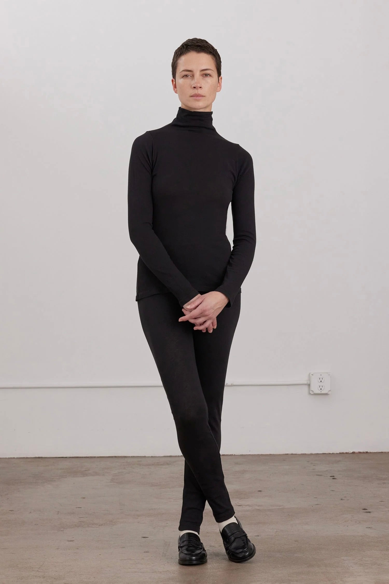 Black Crane / Leggings / Black