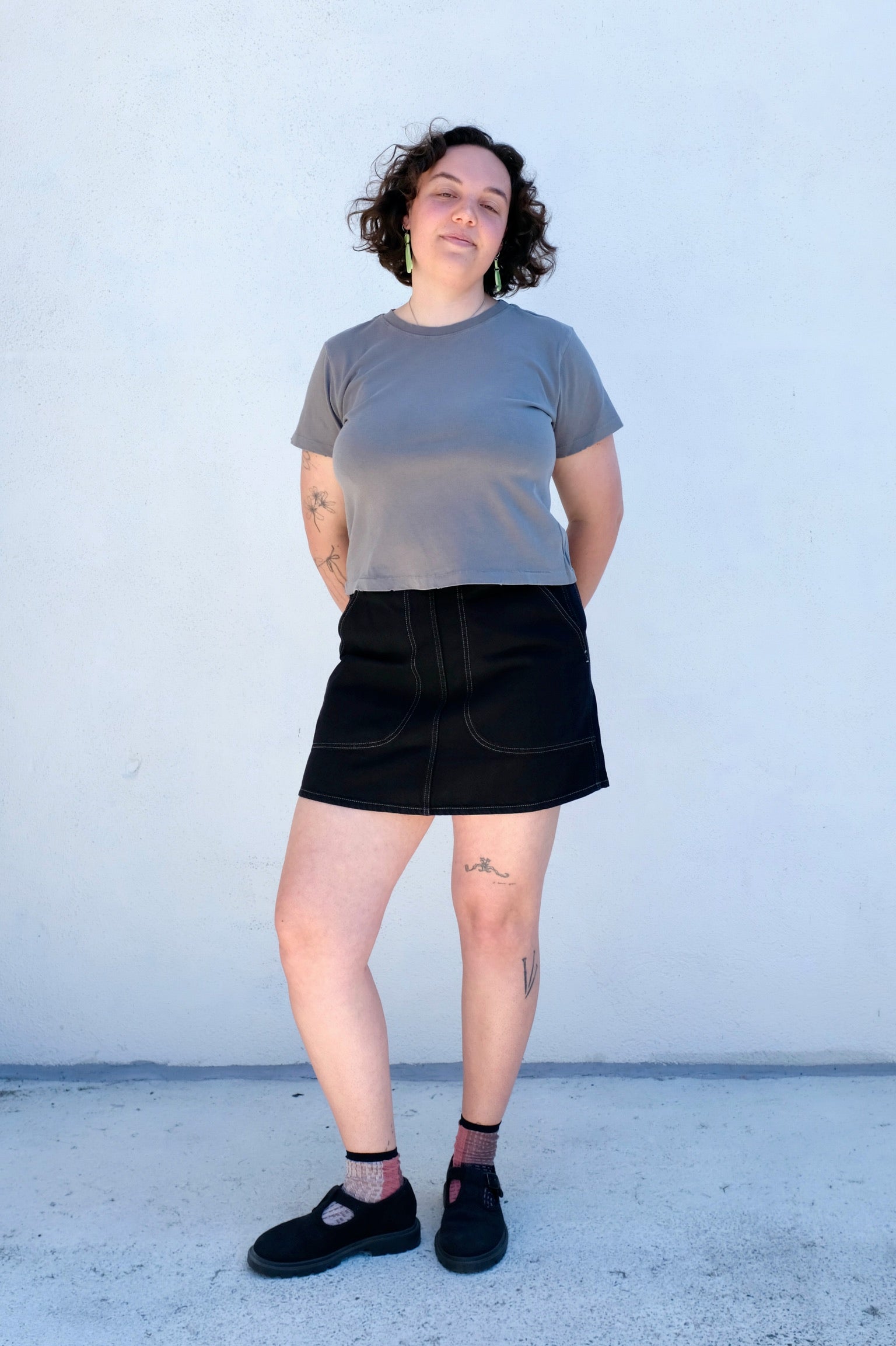 Atelier Delphine Erin Mini Skirt / Black