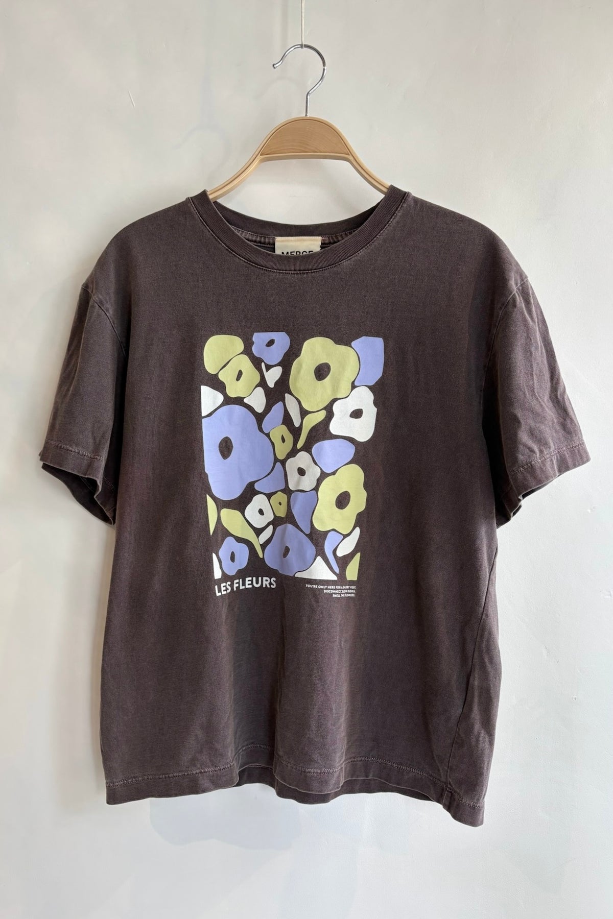 Pre-Loved / Merge "Le Fleurs" Tee / Brown / Size M