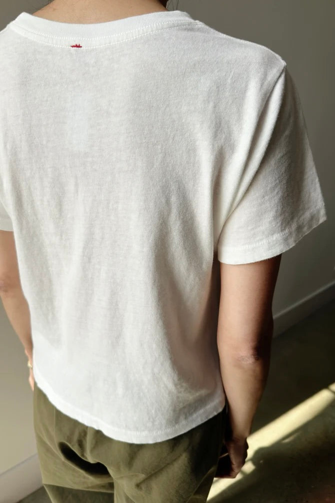 airy darling tee / white