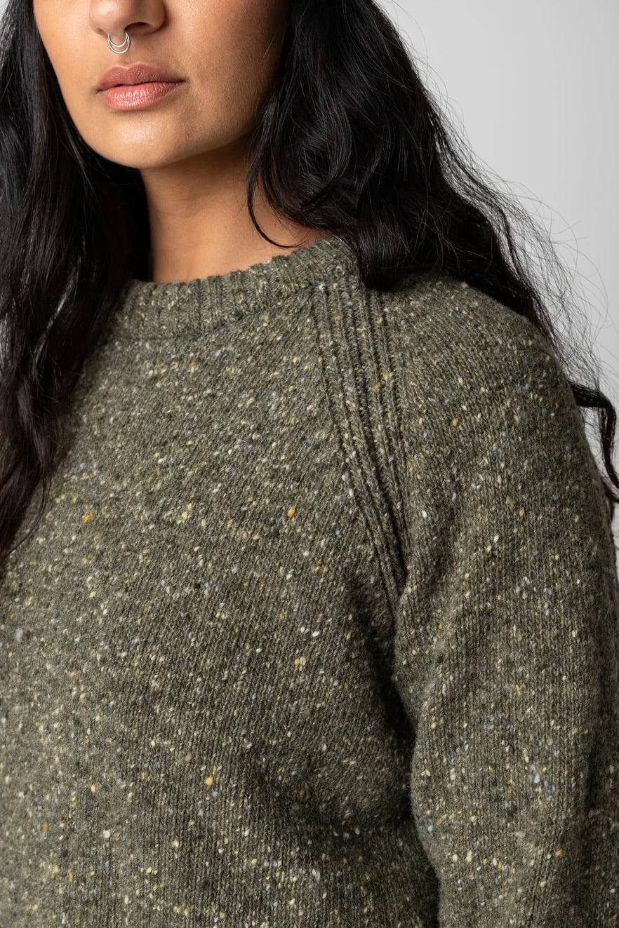 Farne Crew Jumper / Olive