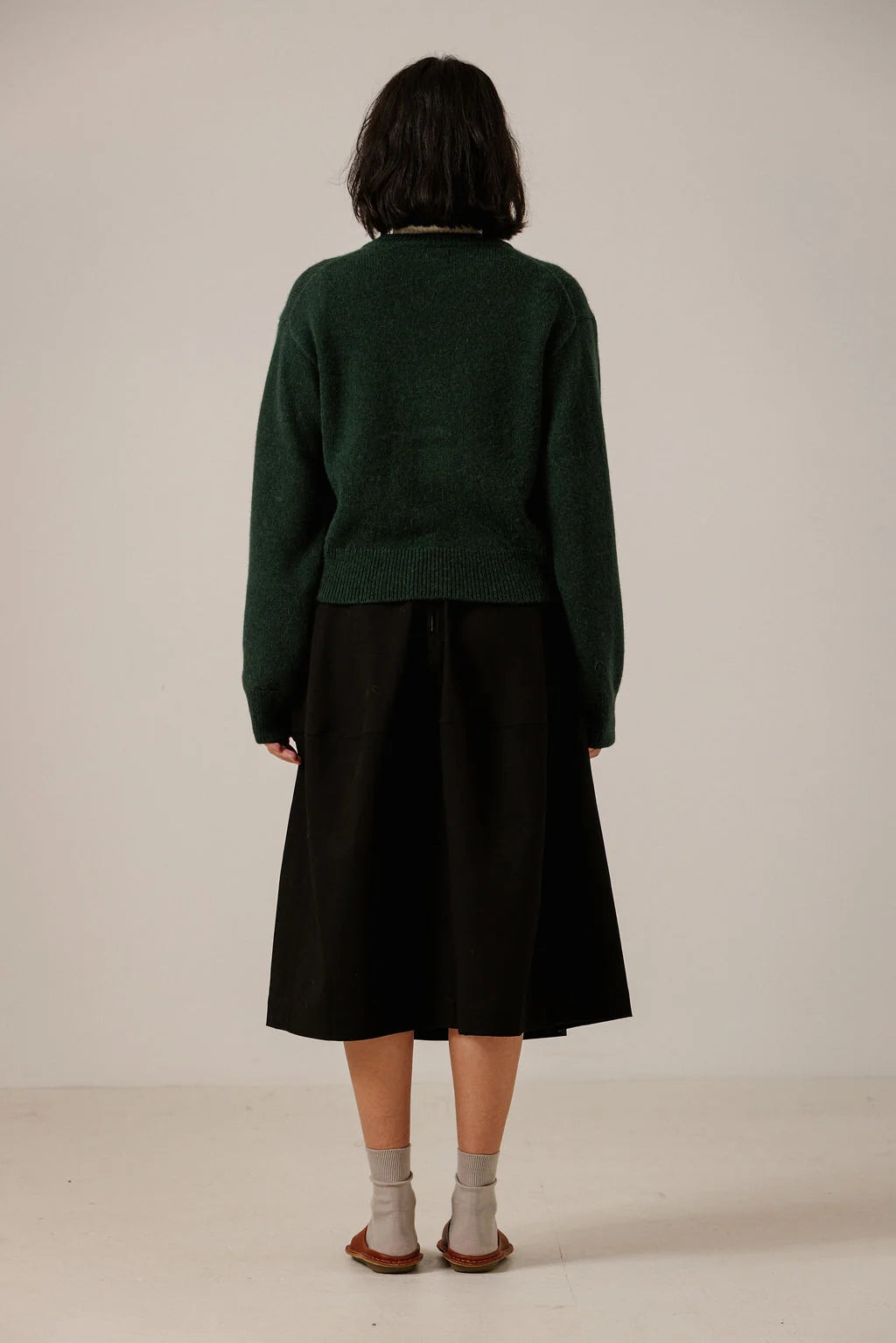 Baby Alpaca Crewneck / Emerald