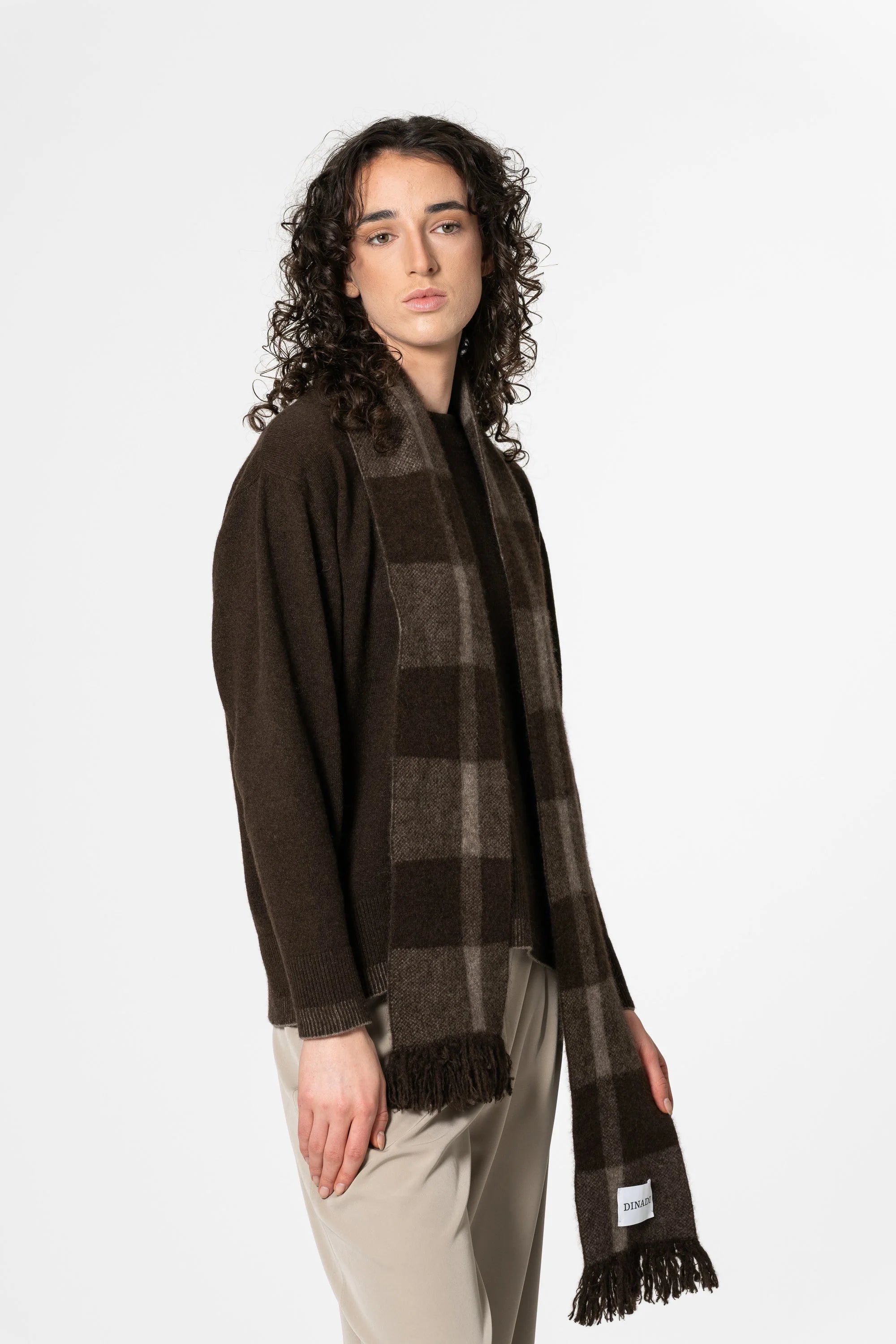 Dinadi Yak Plaid Scarf / Two Tone