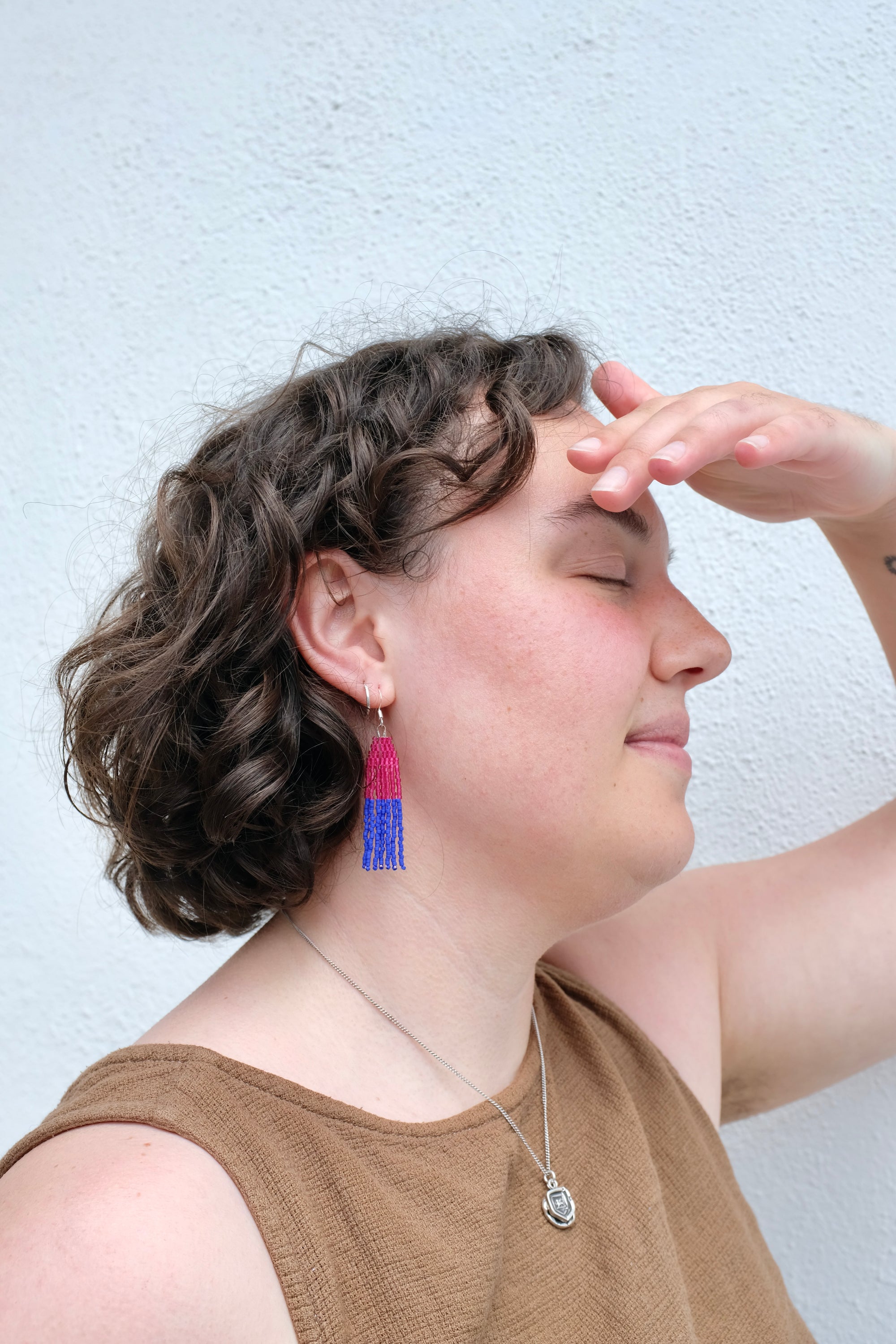 Osborne Ray Earrings / Halfsies Berry