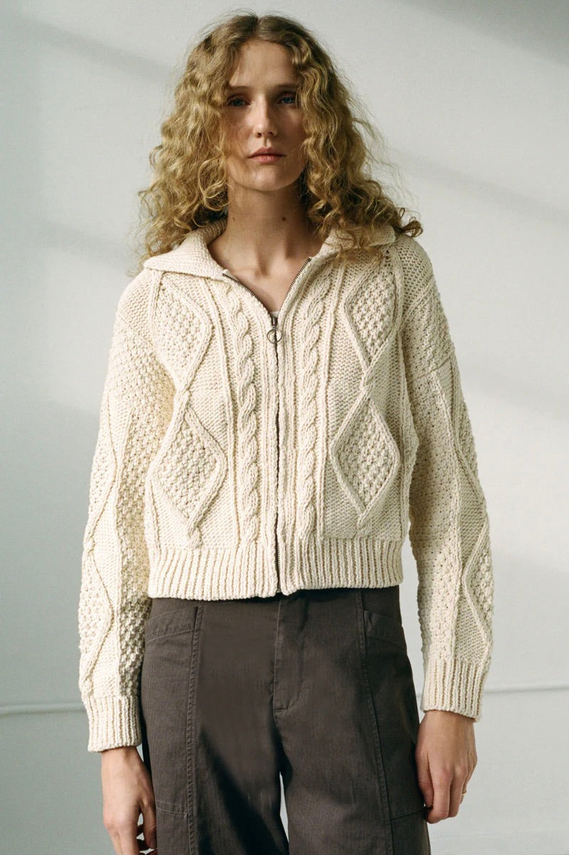 Shaina Mote Donegal Cardigan / Natural