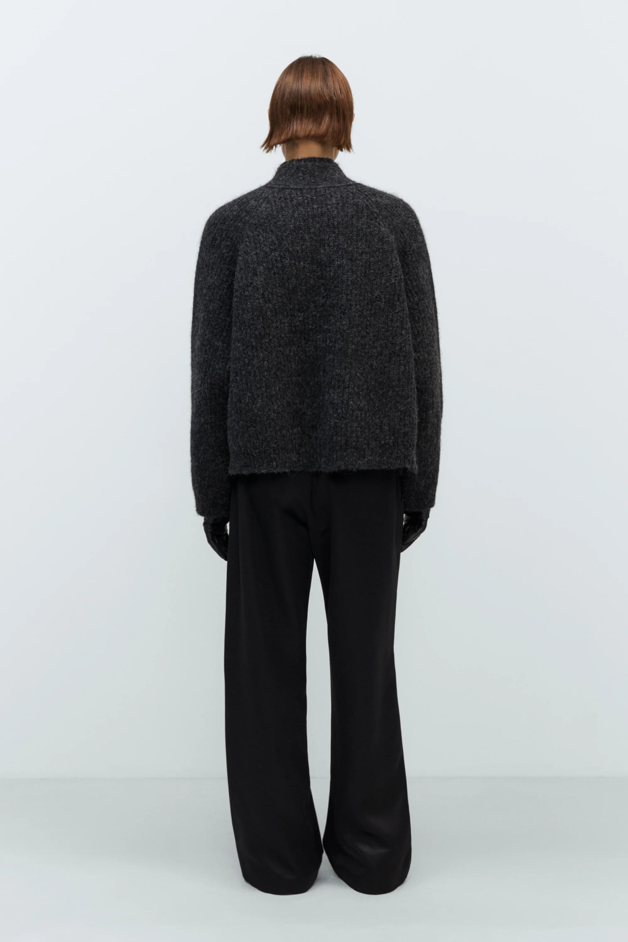 Cordera Baby Alpaca Cardigan / Anthracite