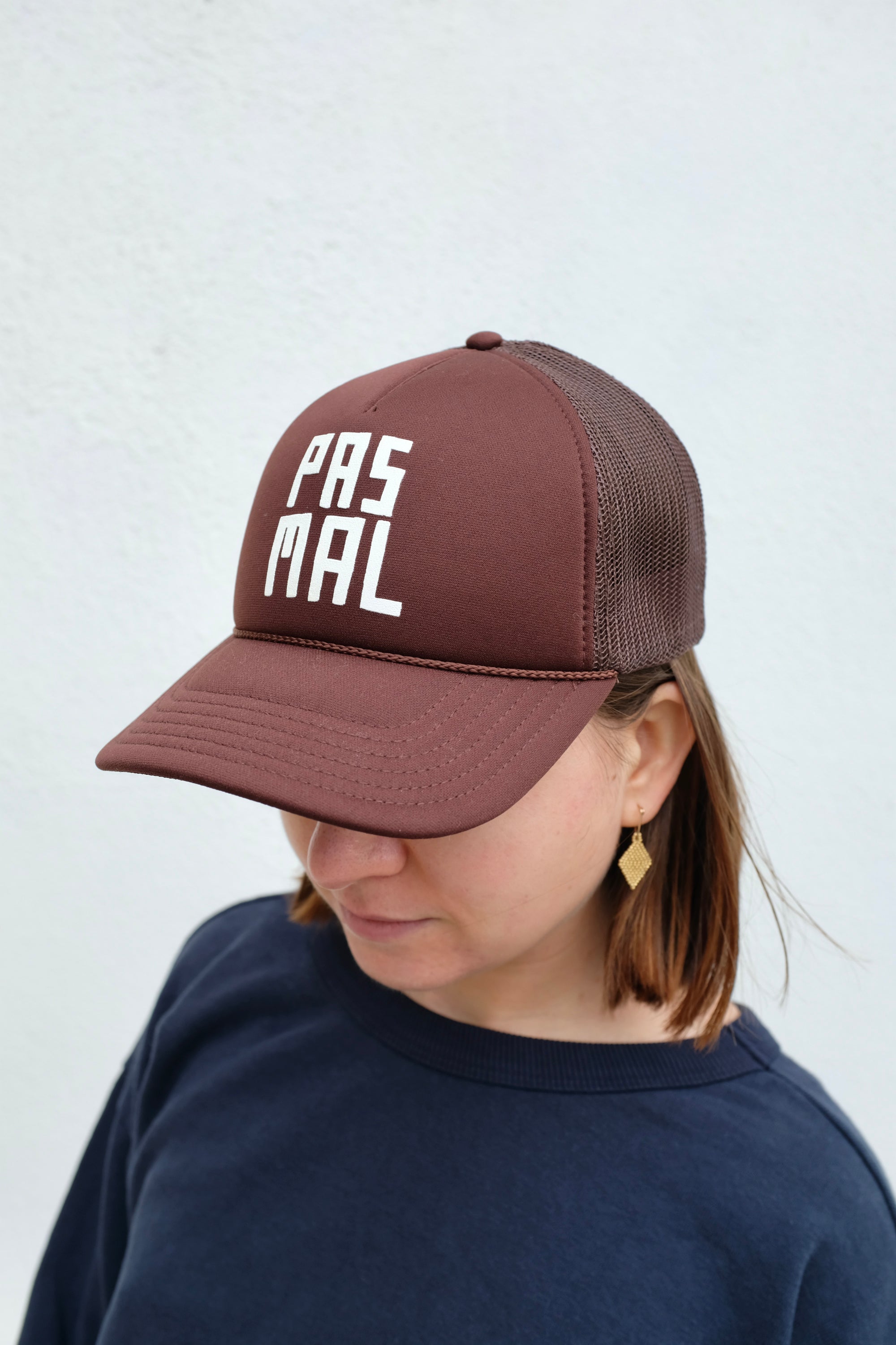 Clare V. Trucker Hat / PAS MAL Chocolate