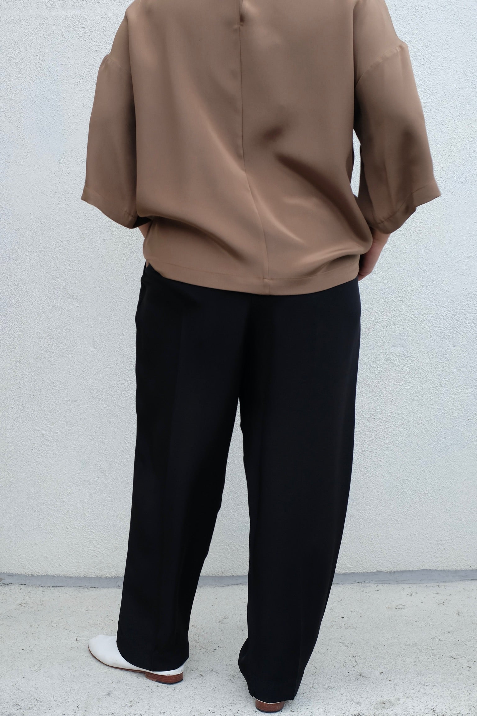Modern Weaving Relaxed Lean Trouser / Black