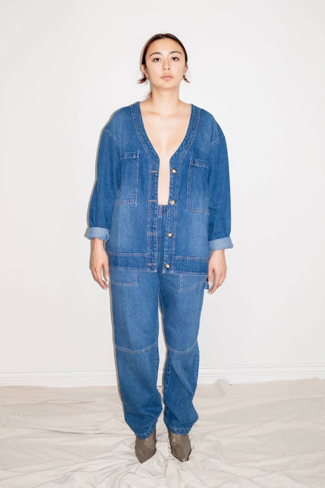 Et Tigre Miguel Cardigan / Blue Denim