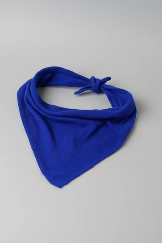 Riverside Cashmere Bandana / Cobalt