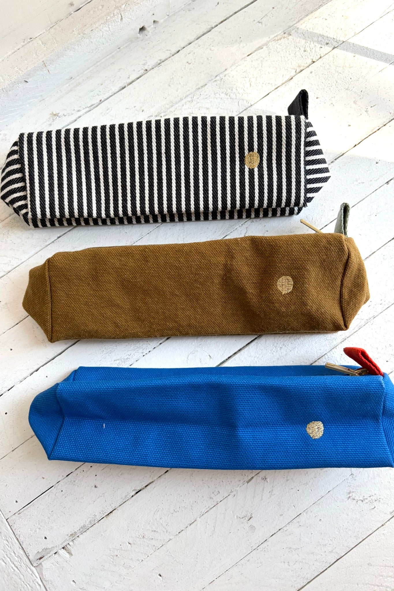 Mecano Pencil Case / Water-Repellant Blue